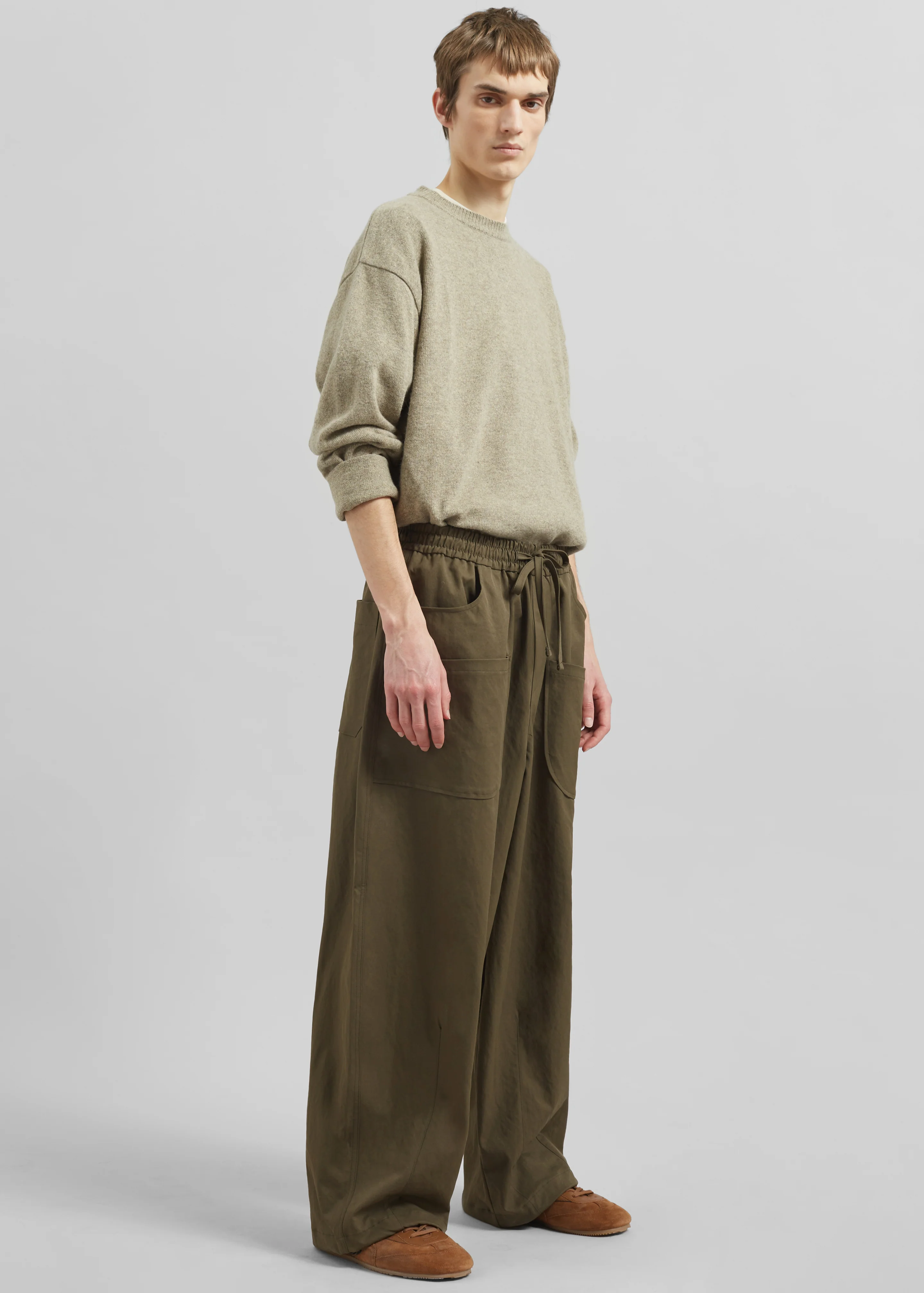 Fae Balloon Pants - Army Green - Image 5