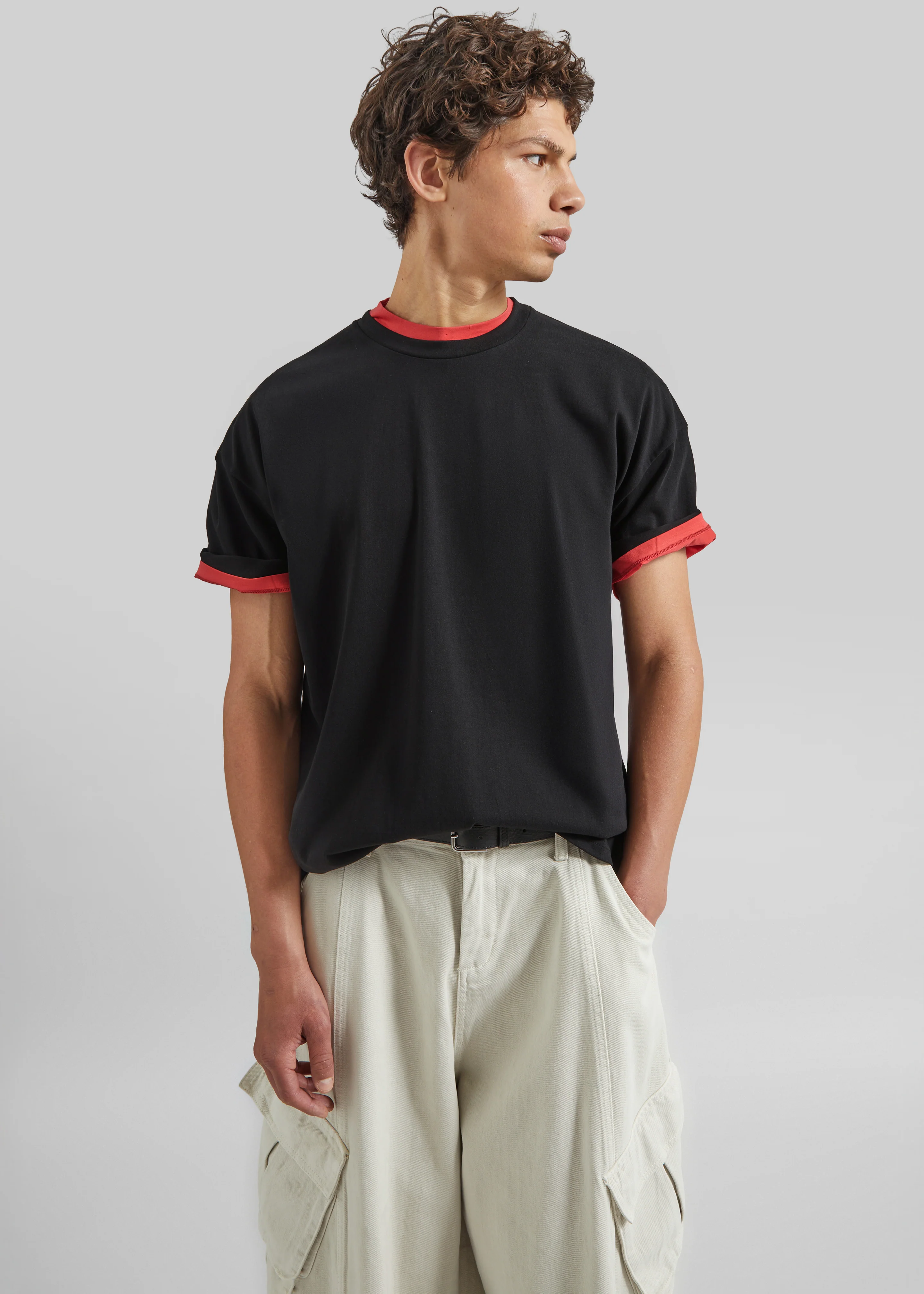 Faro Boxy Tee - Black - Image 4