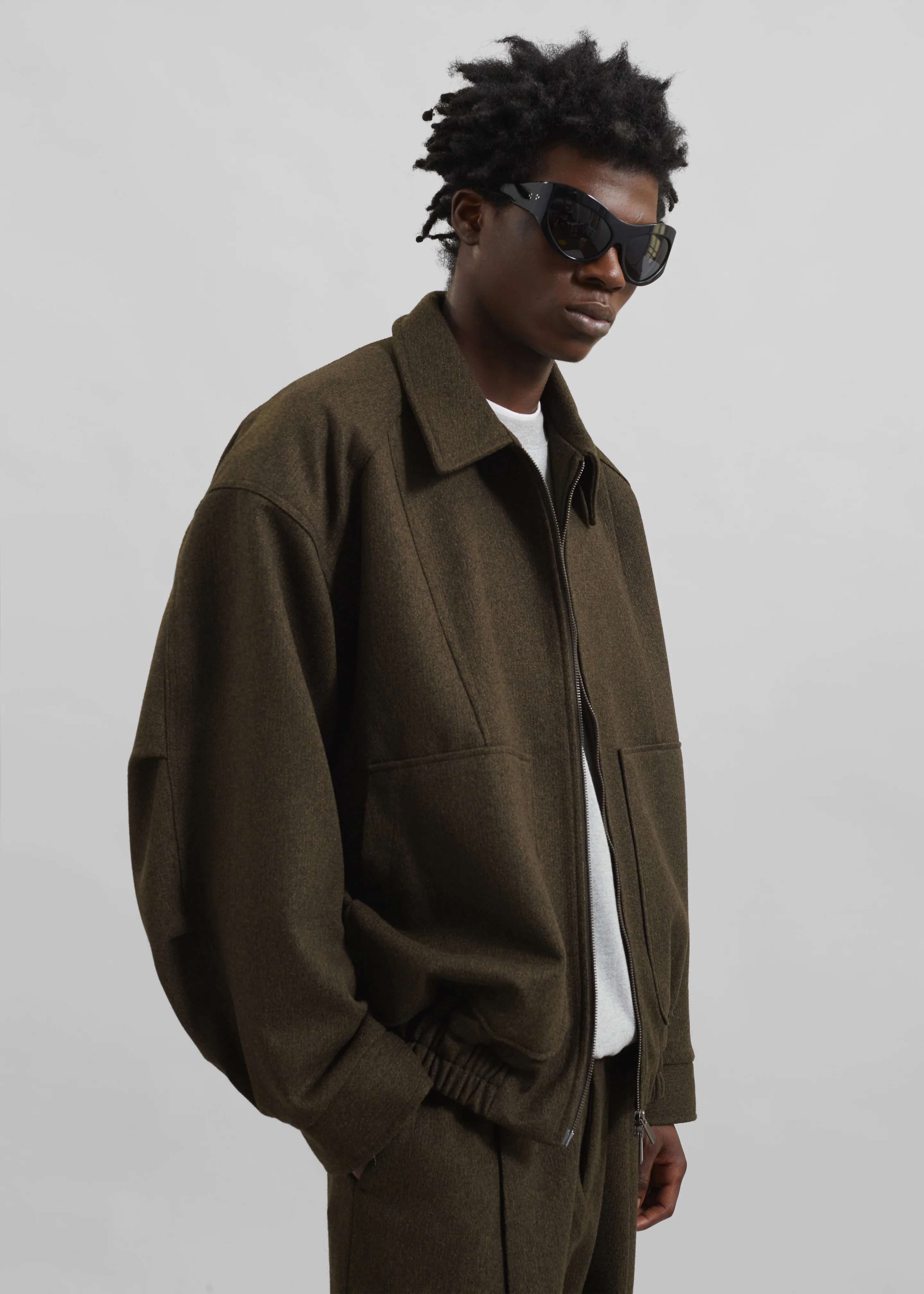 Felix Jacket - Dark Olive - Image 4