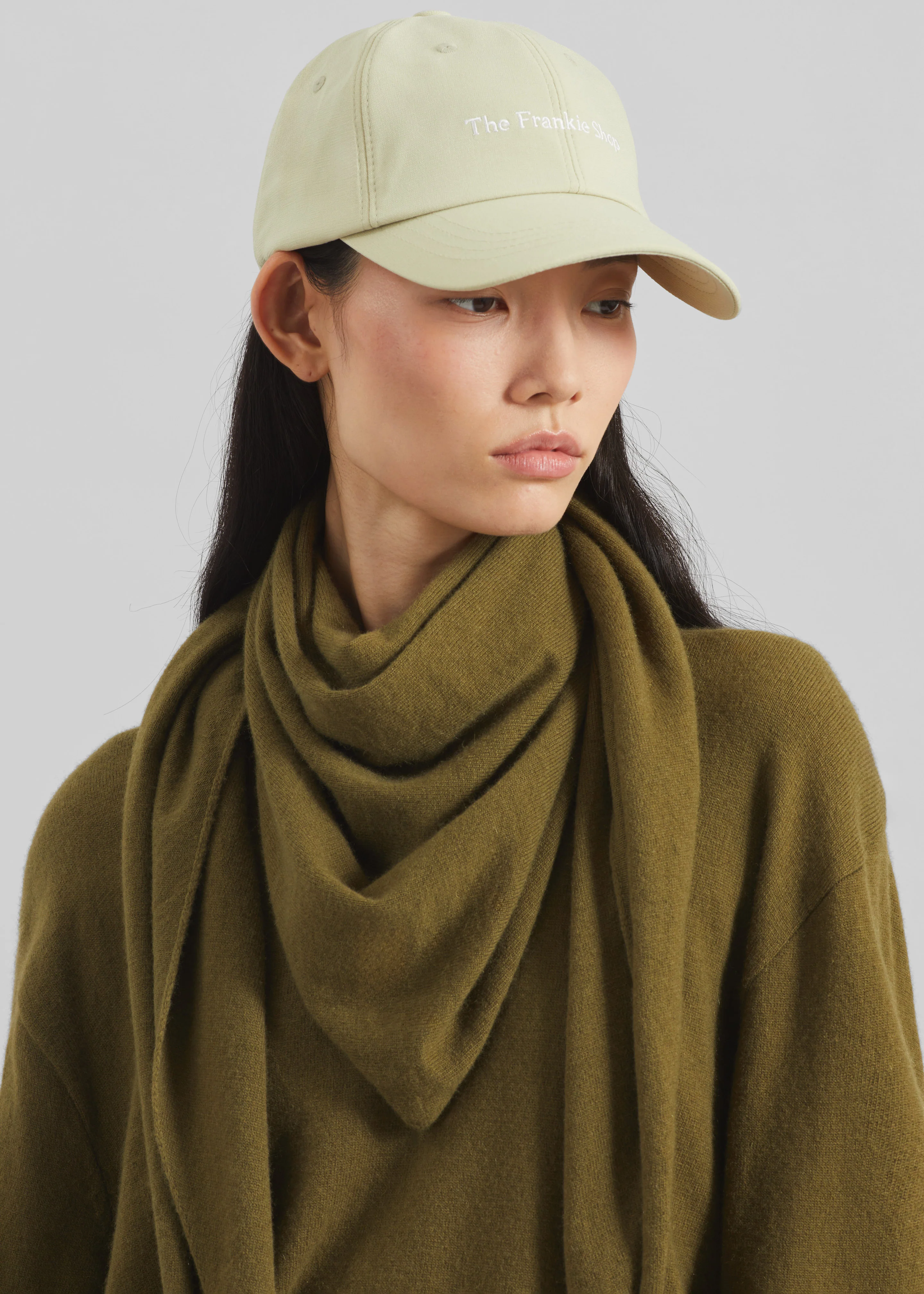 Frankie Baseball Cap - Moss Green - Image 2