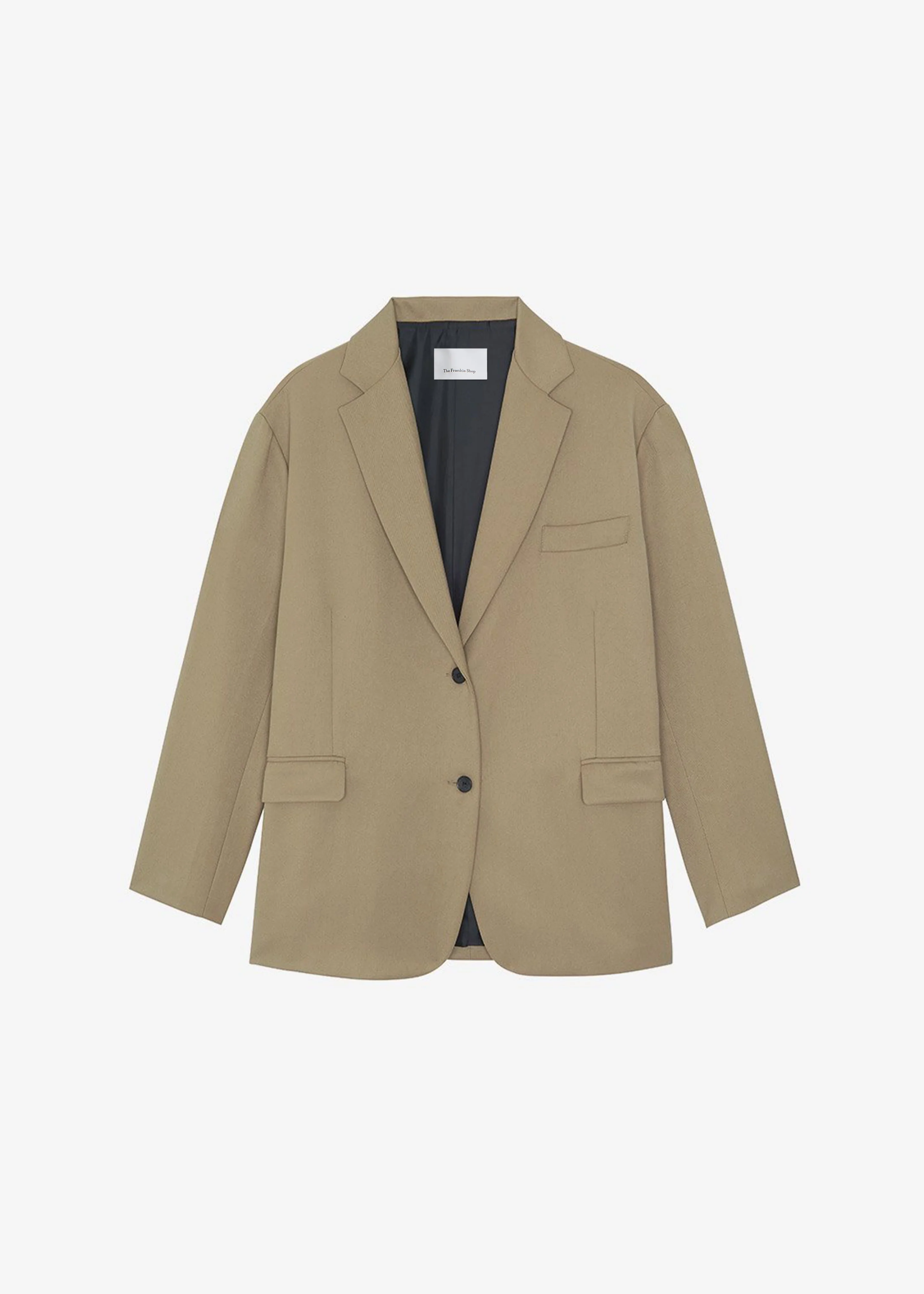 Frankie Oversized Boyfriend Blazer - Desert Taupe - Image 9