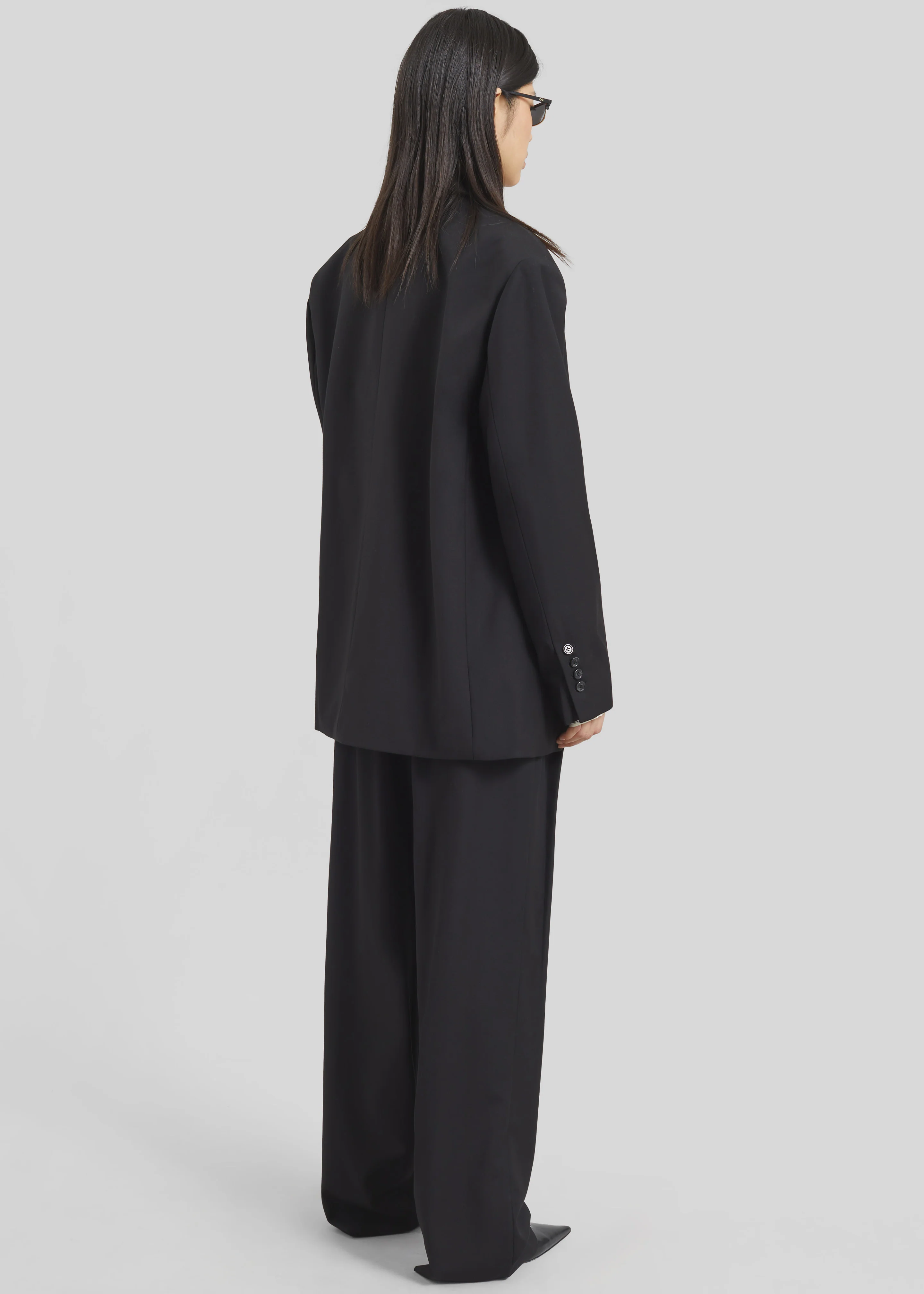 Gelso Oversized Blazer - Black - Image 10