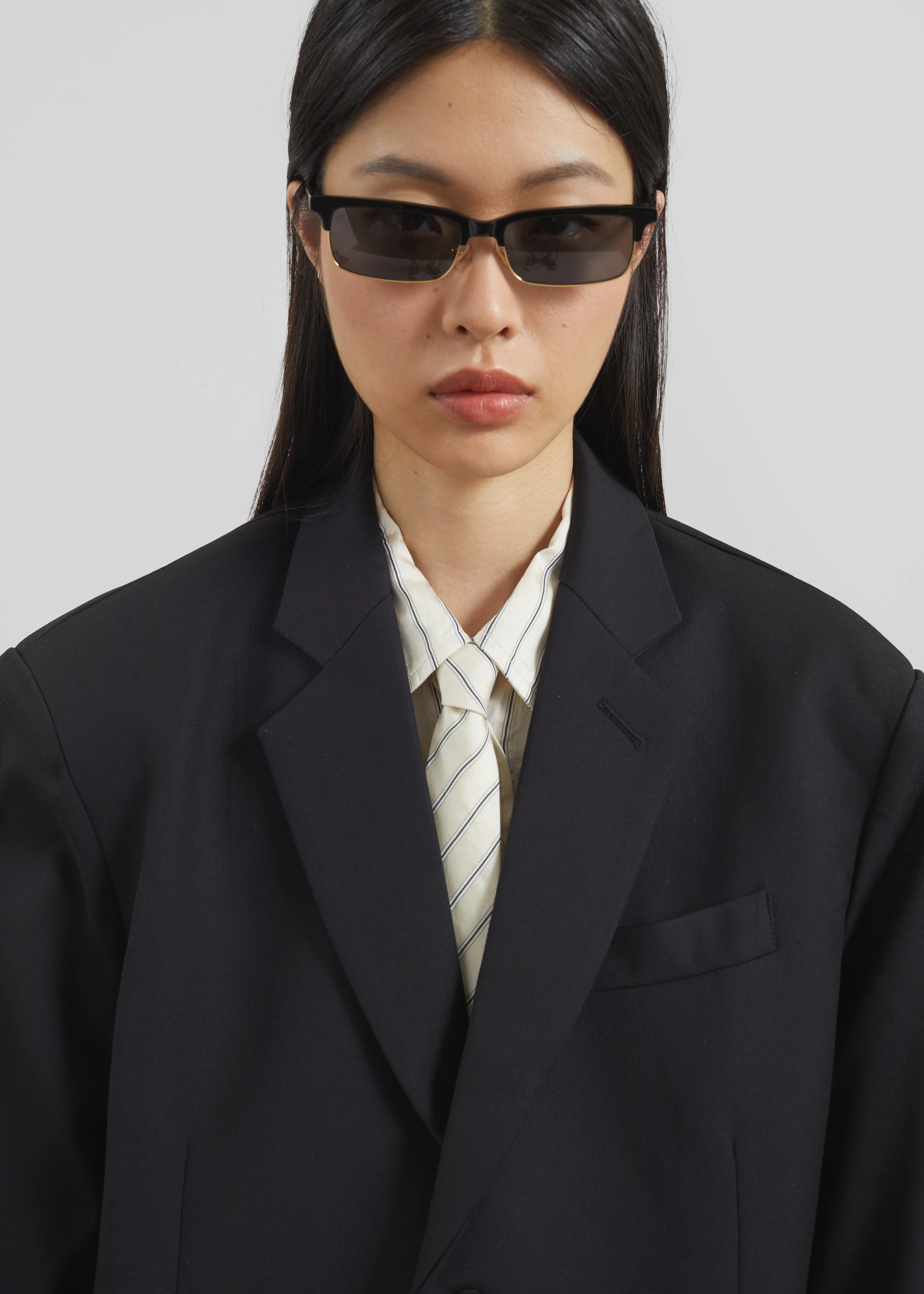 Gelso Oversized Blazer - Black - Image 3