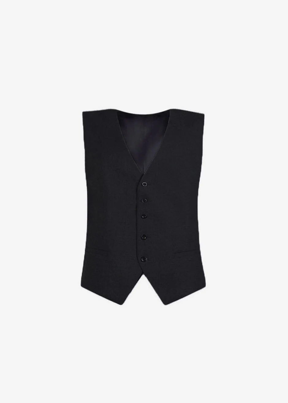 Gelso Waistcoat - Black - Image 7