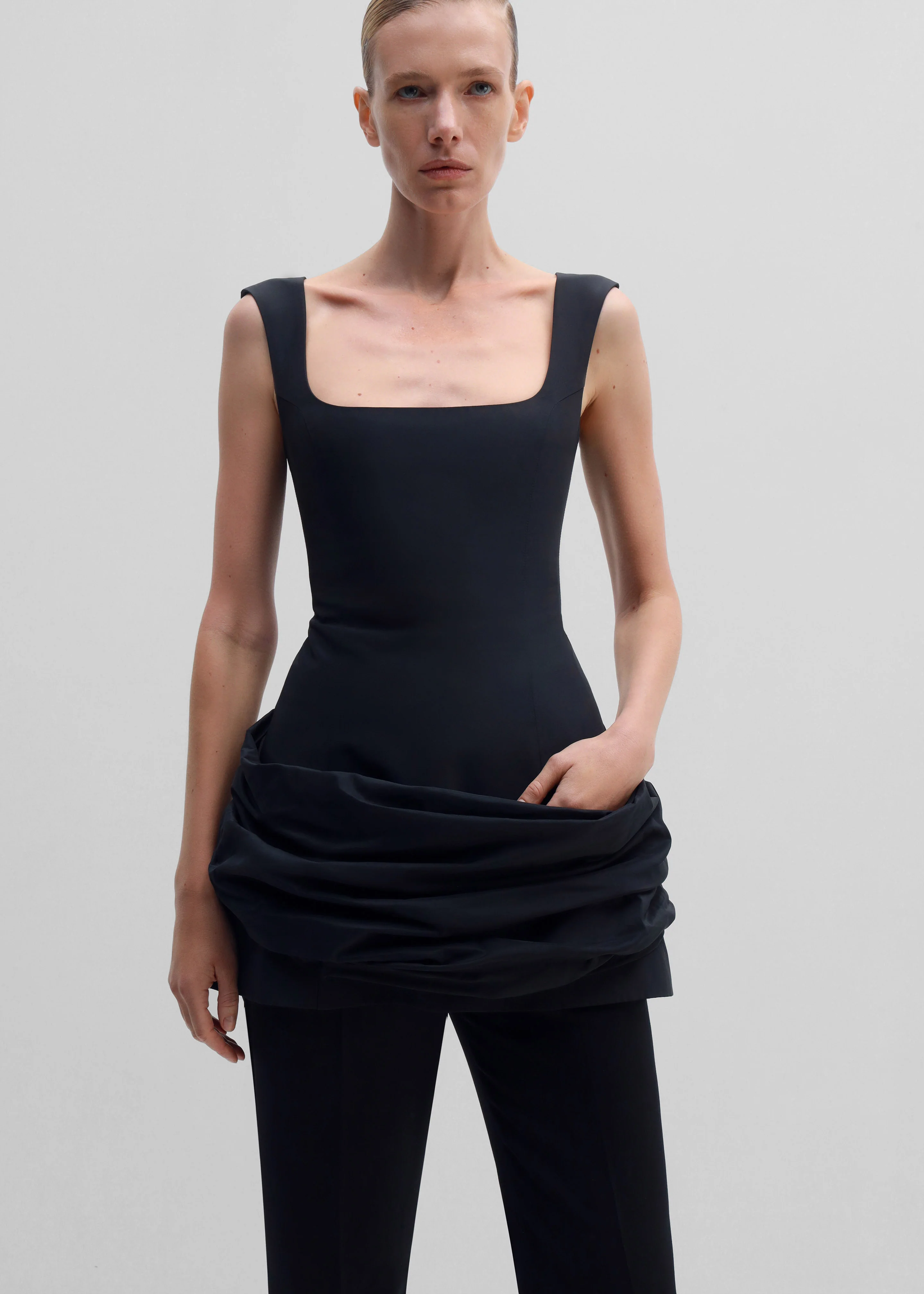 Gudu Mini Dress #04 - Black - Image 2