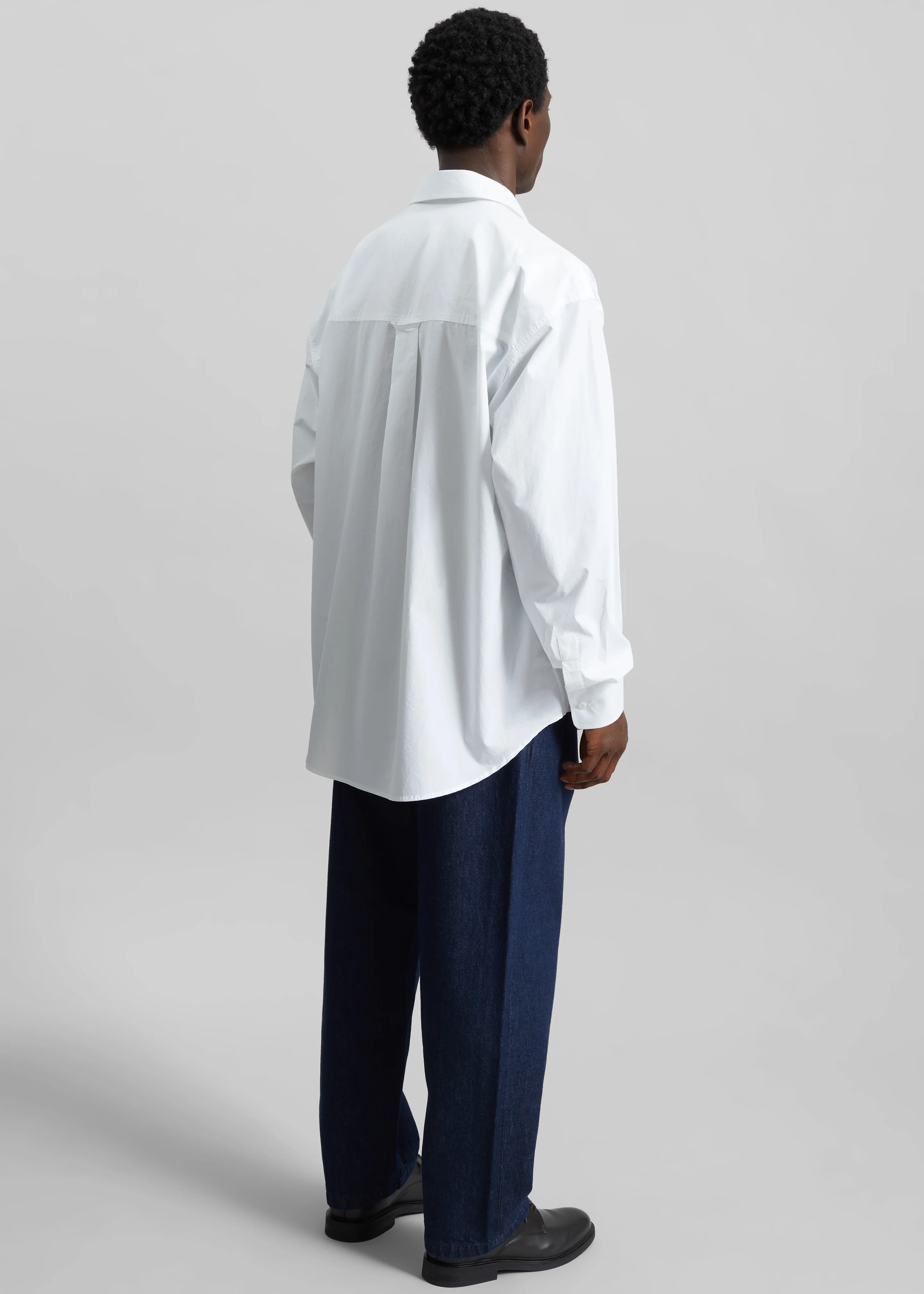 Gus Oversized Shirt - White - Image 9