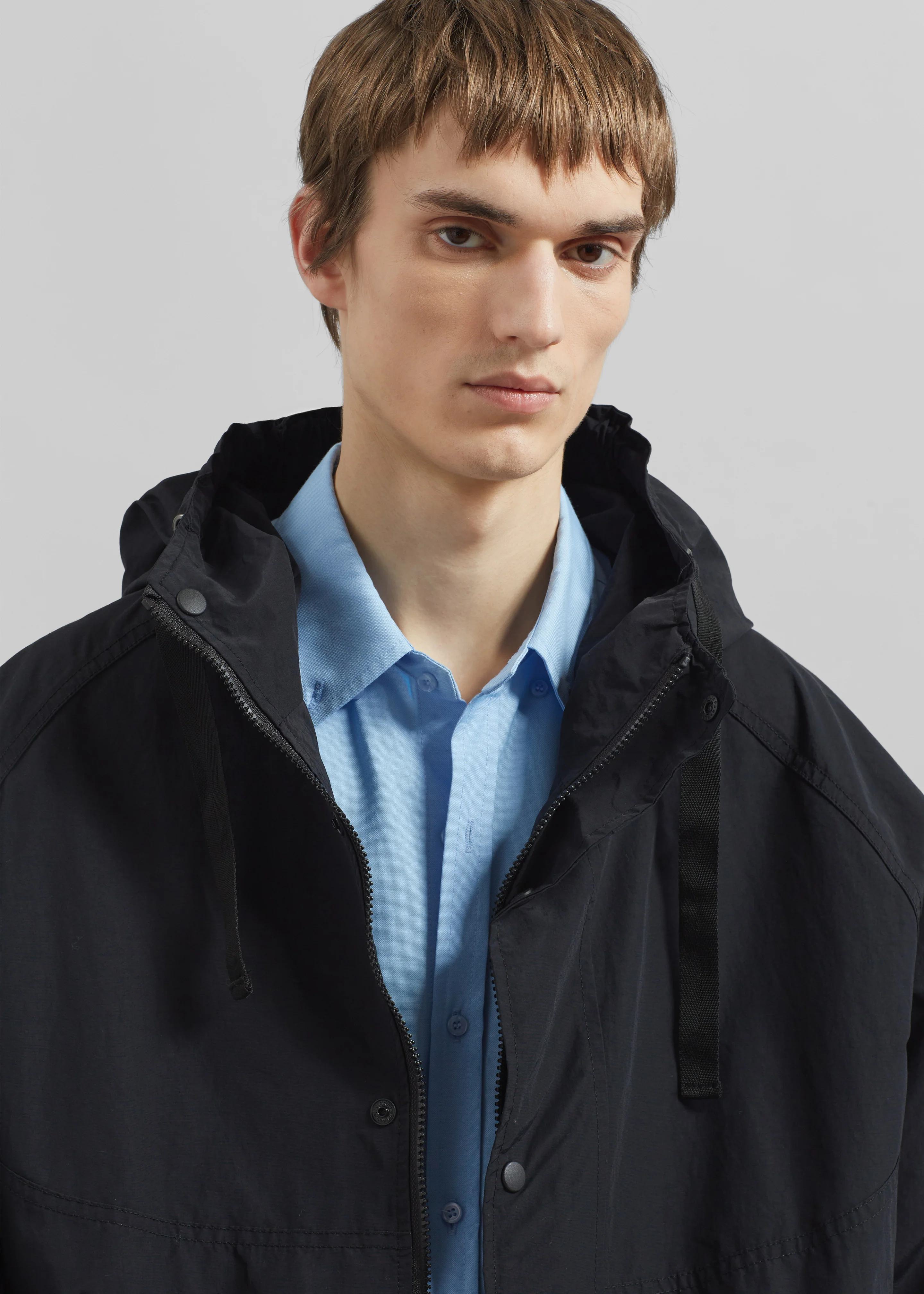 Haflong Hooded Jacket - Black - Image 5