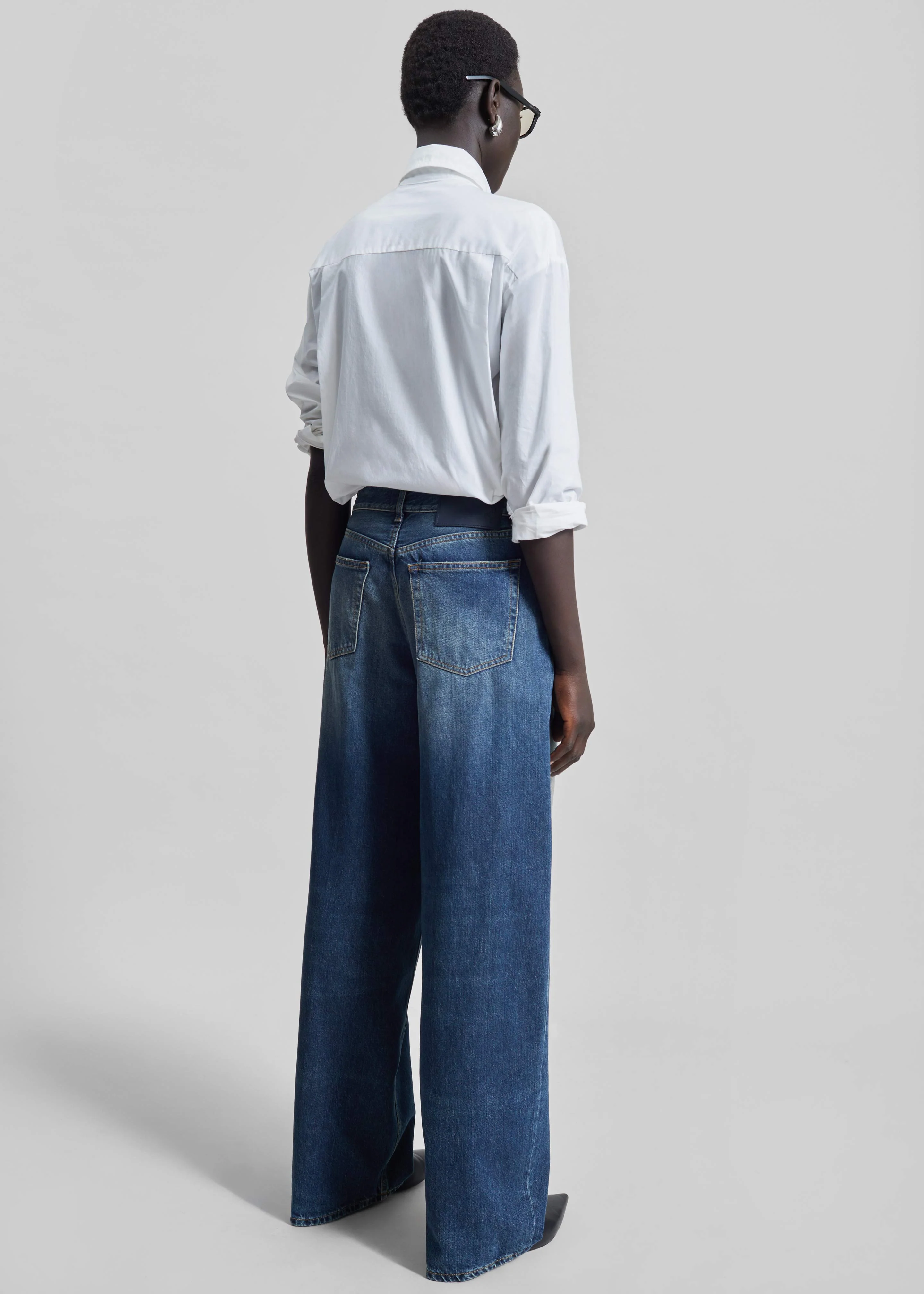 Haikure Bethany Jeans - Intense Blue - Image 6