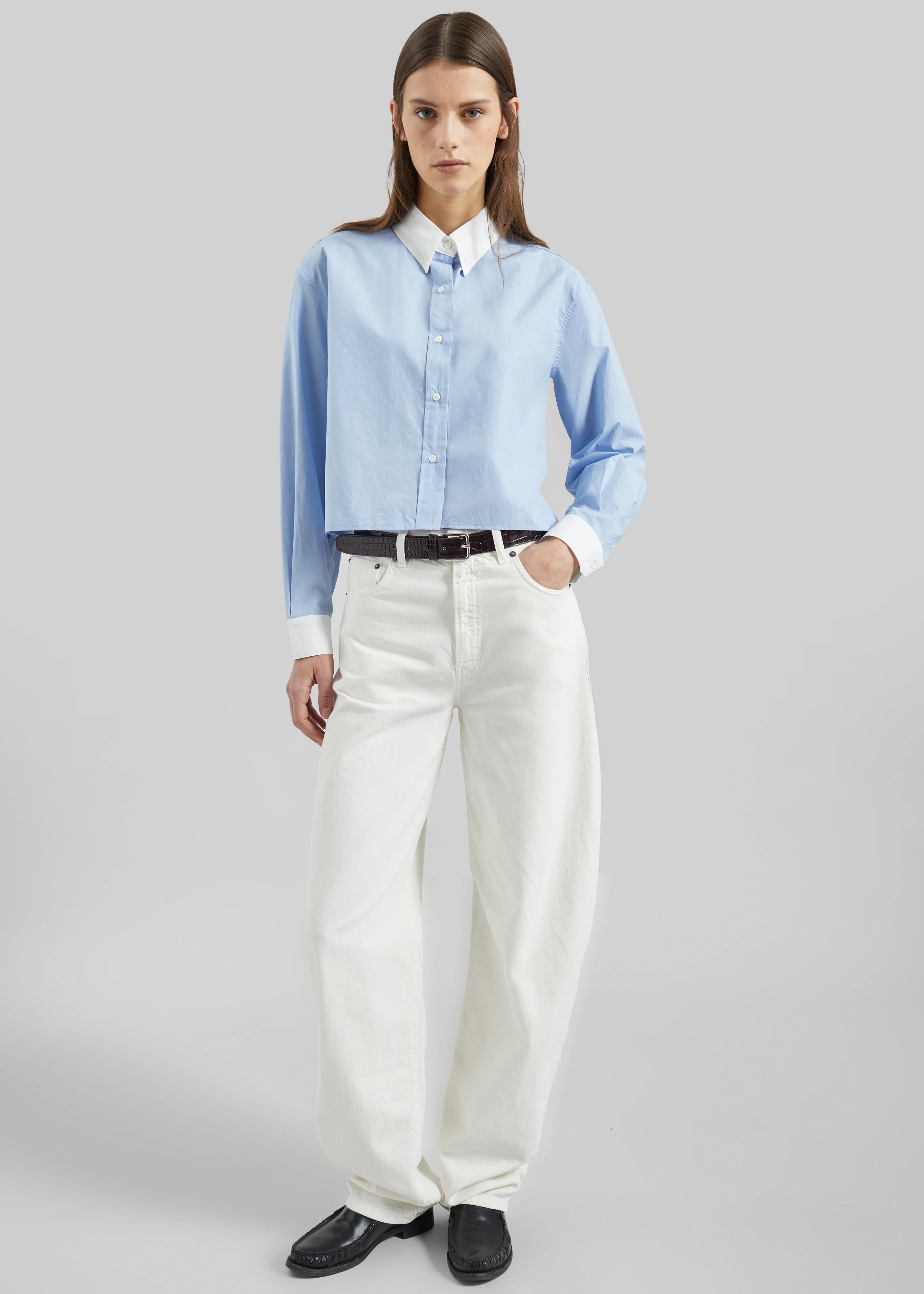 Haikure Bibi Twill Jeans - Off White - Image 7