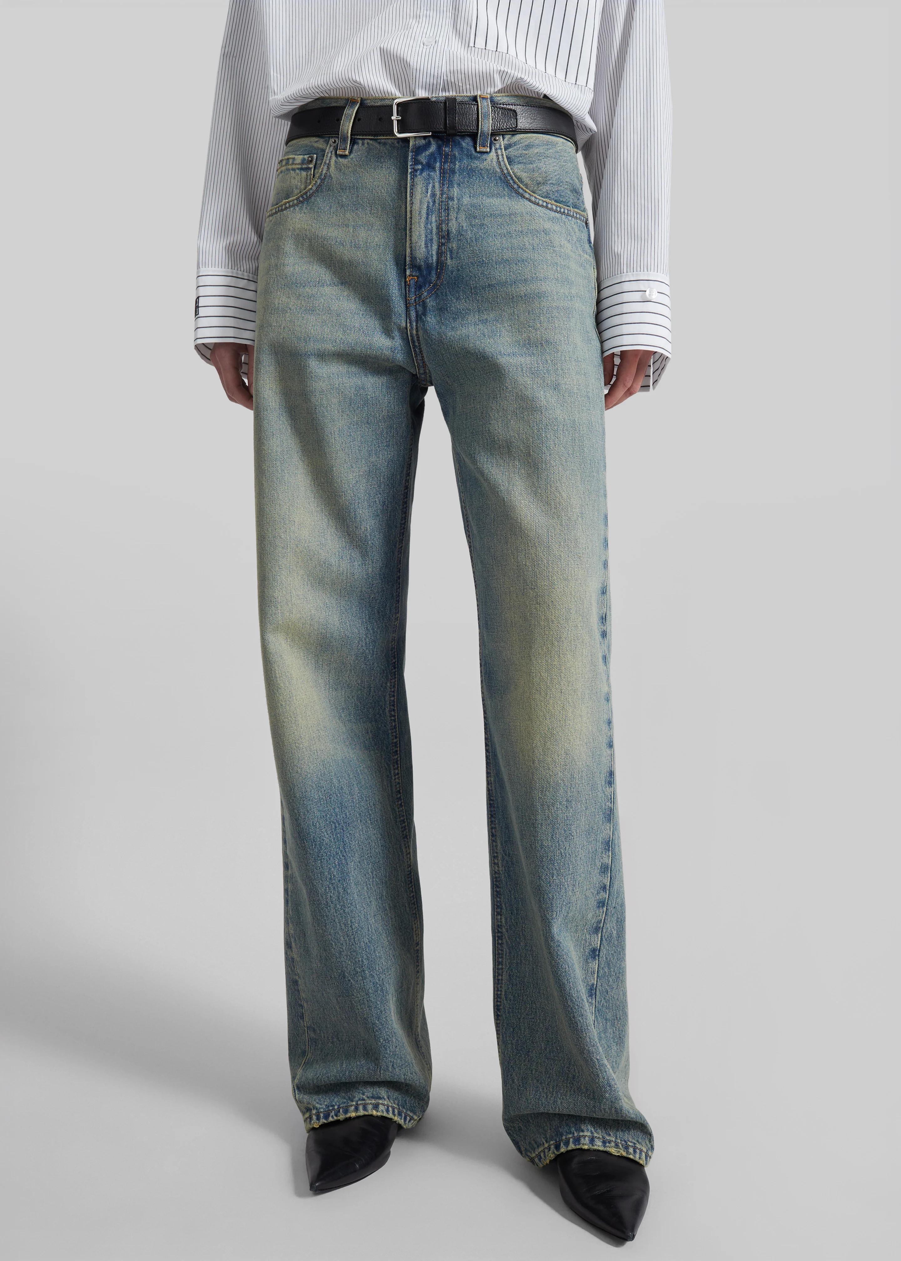 Haikure Bonnie Jeans - Earth Blue