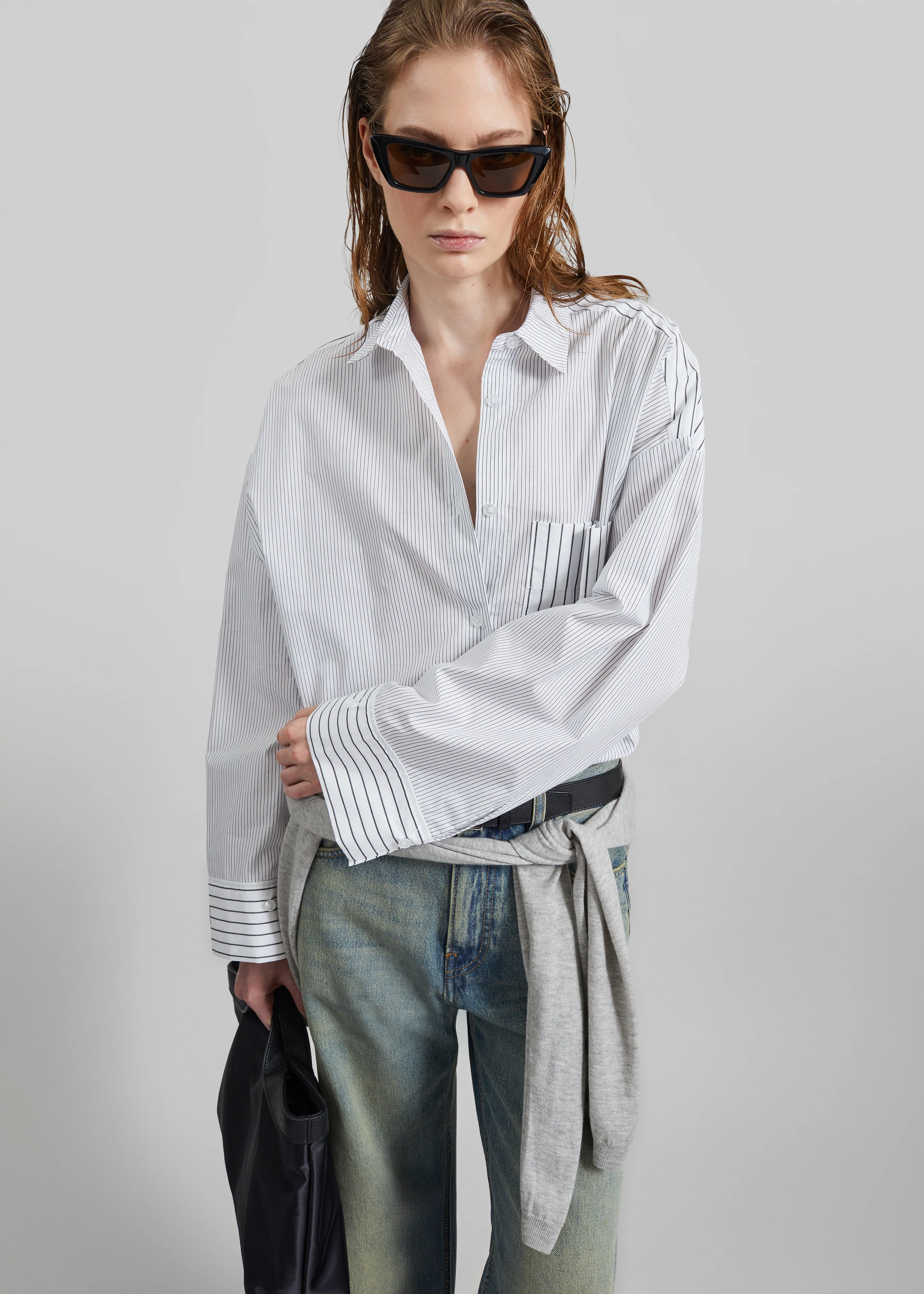 Haikure Bonnie Jeans - Earth Blue - Image 7