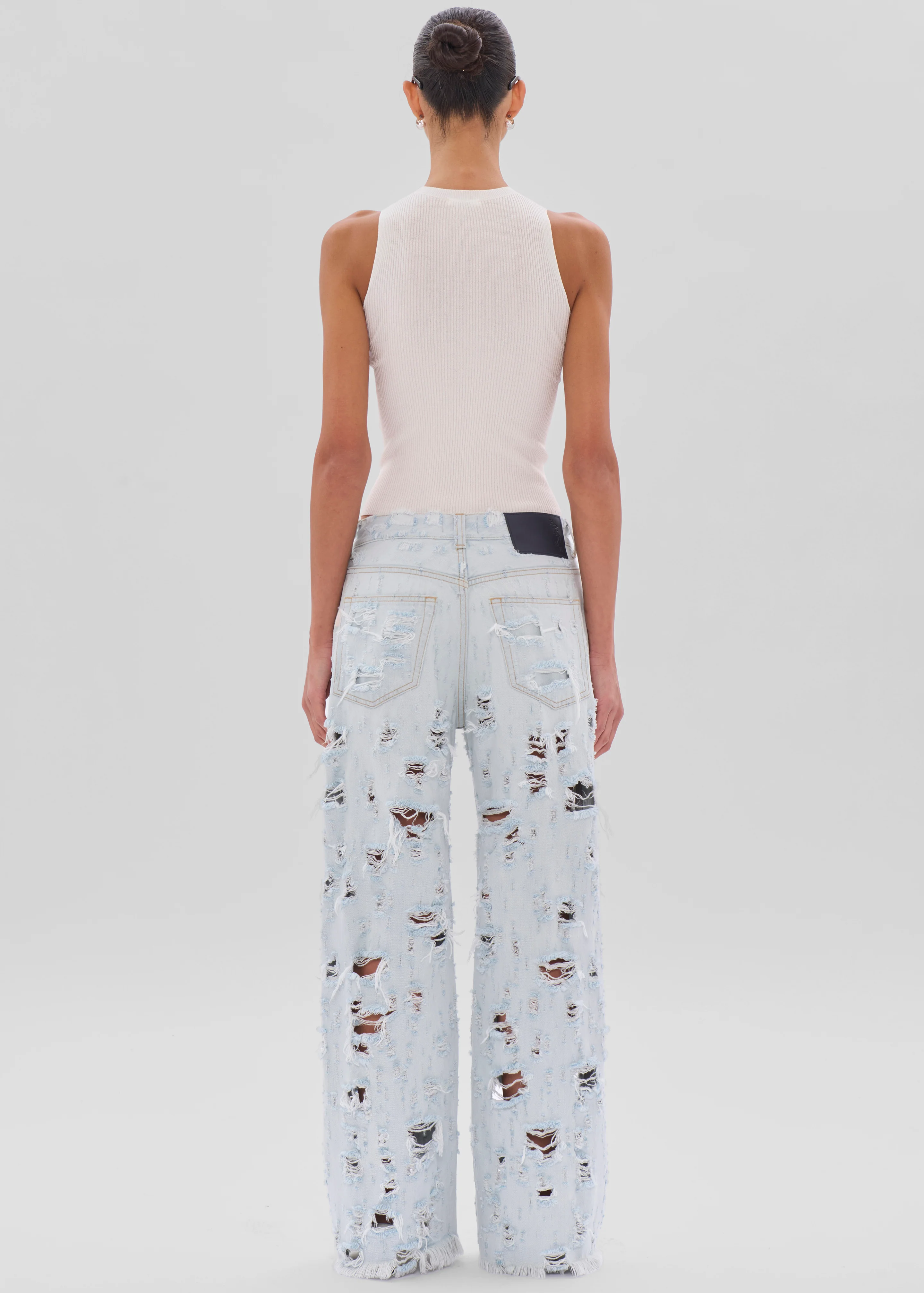 Haikure Winny Jeans - Light Blue Destroy - Image 7