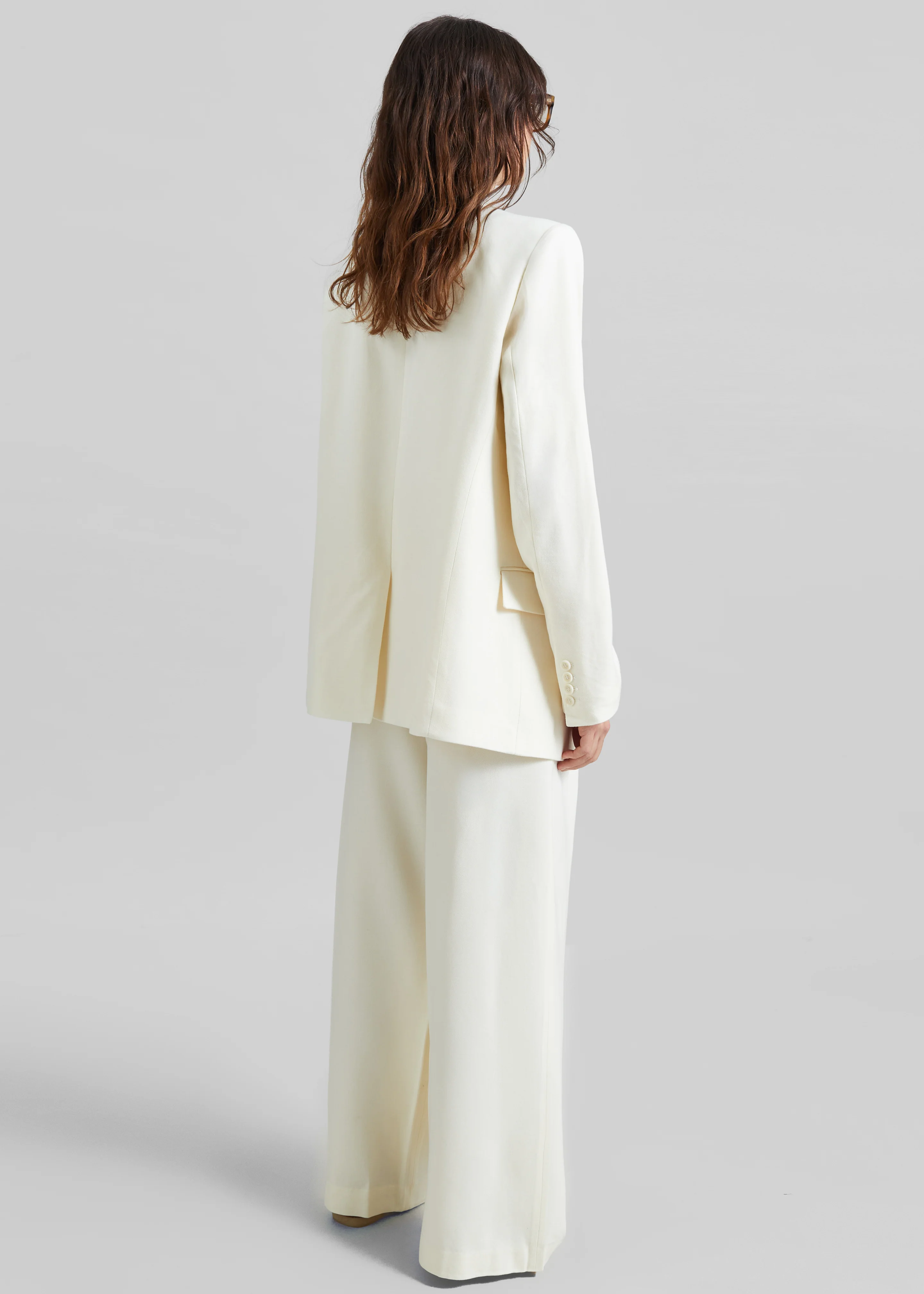 Halser Oversized Blazer - Ivory - Image 5