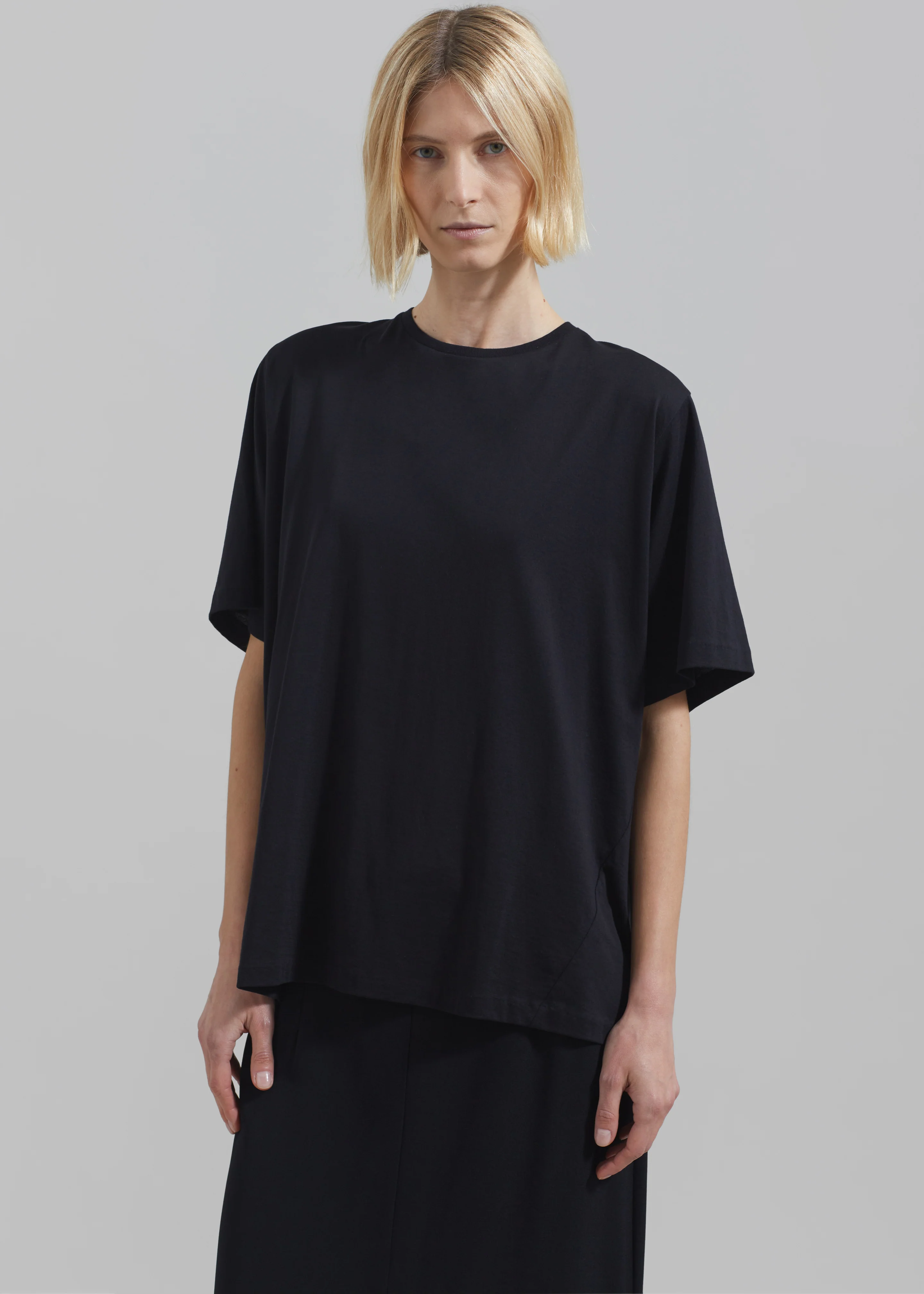 Harper Soft Organic T-Shirt - Black - Image 5