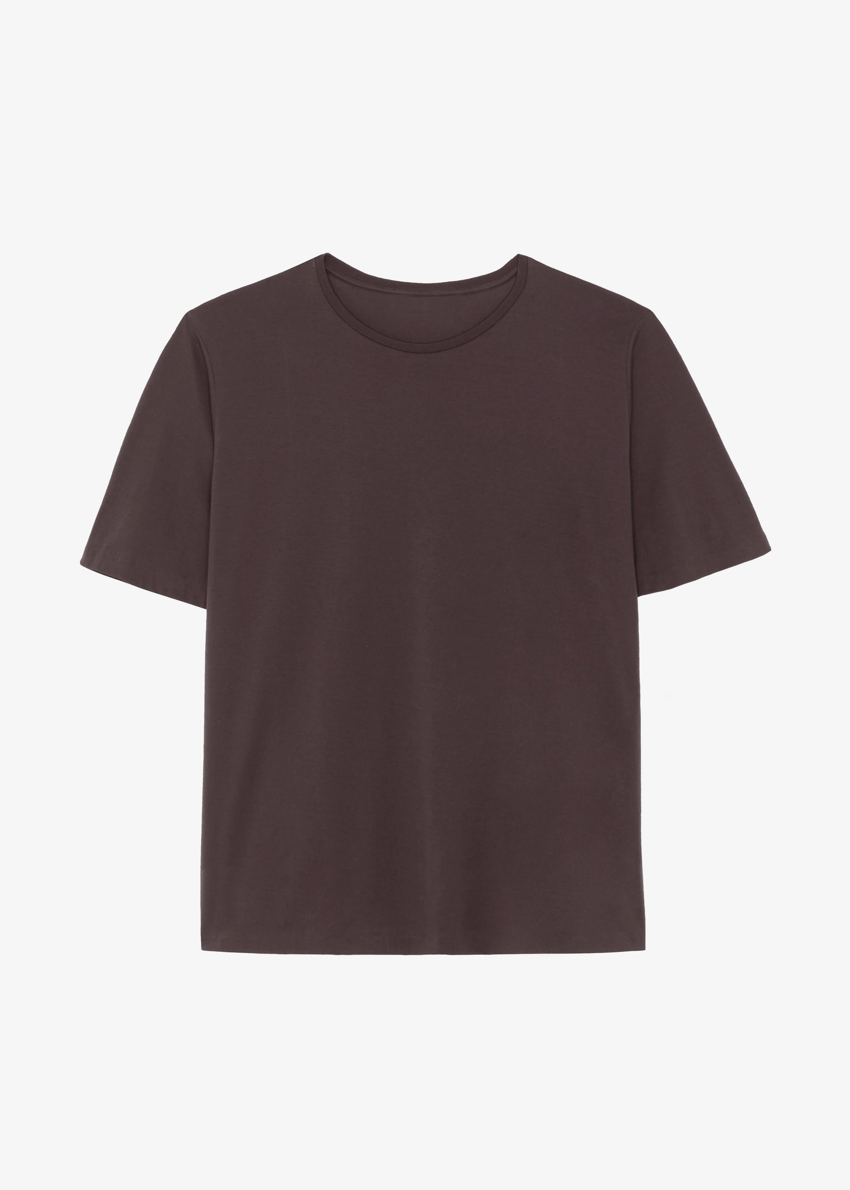 Harper Soft Organic T-Shirt - Brown - Image 8