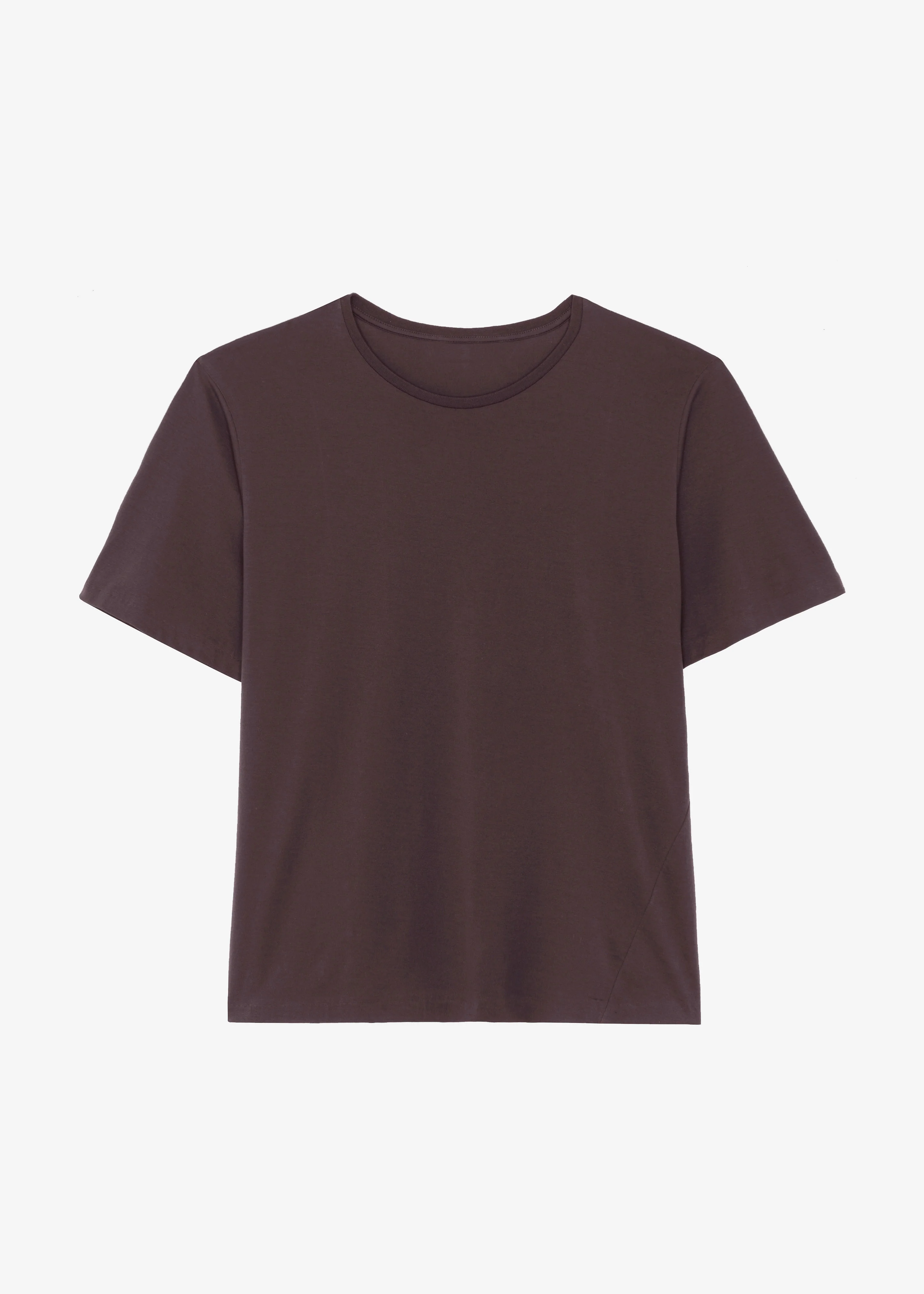 Harper Soft Organic T-Shirt - Dark Plum - Image 9