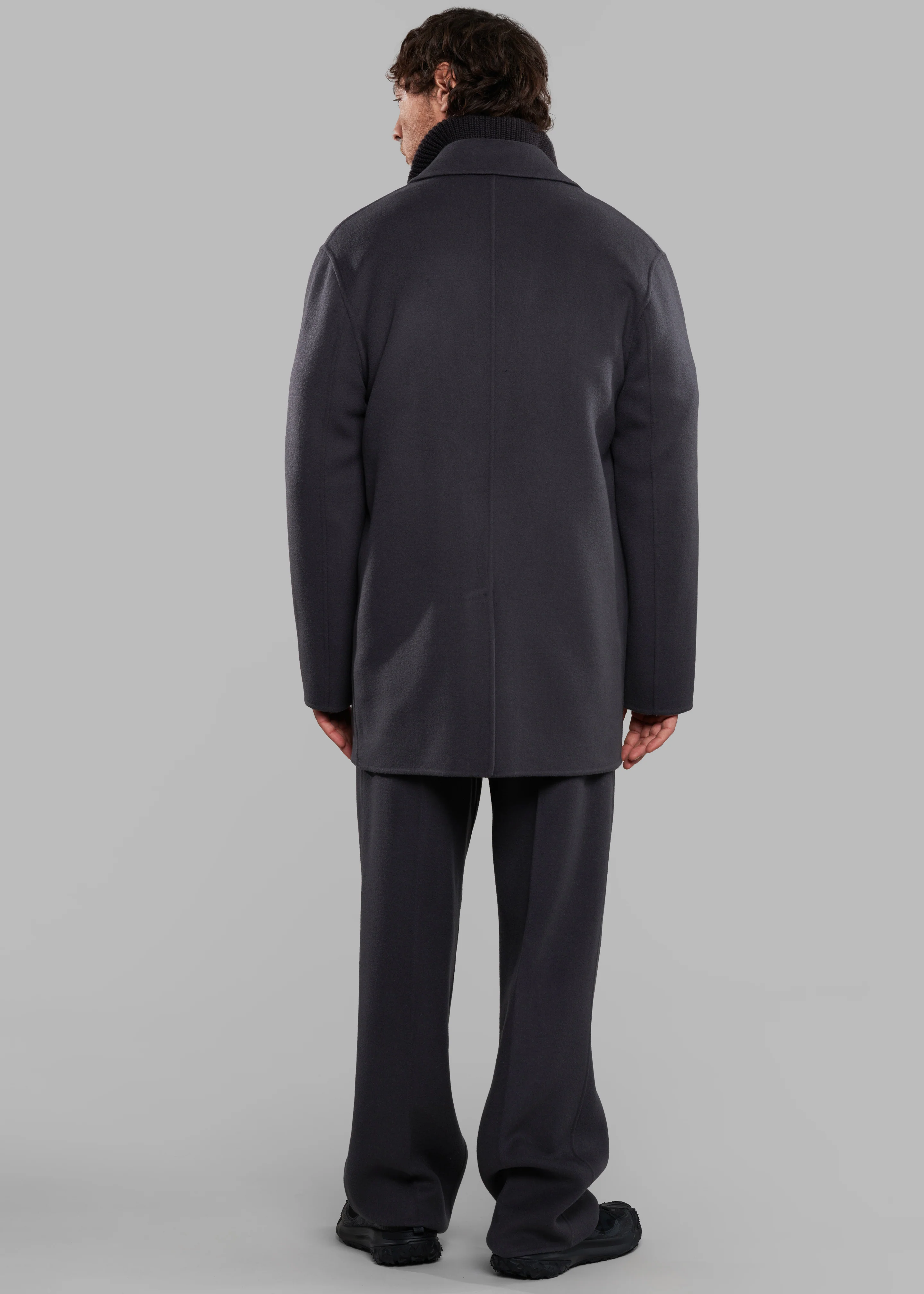 Harry Wool Blazer - Dark Grey - Image 7