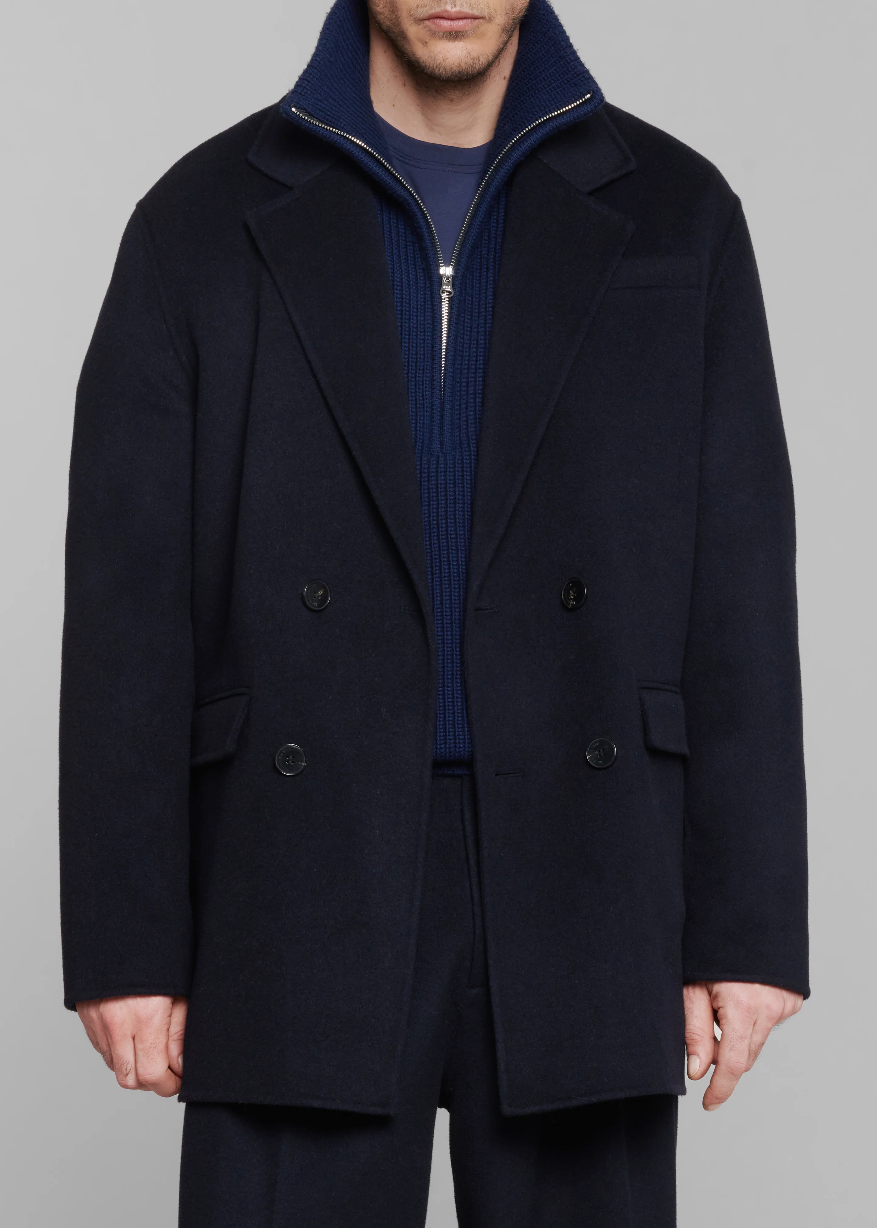 Harry Wool Blazer - Navy - Image 7