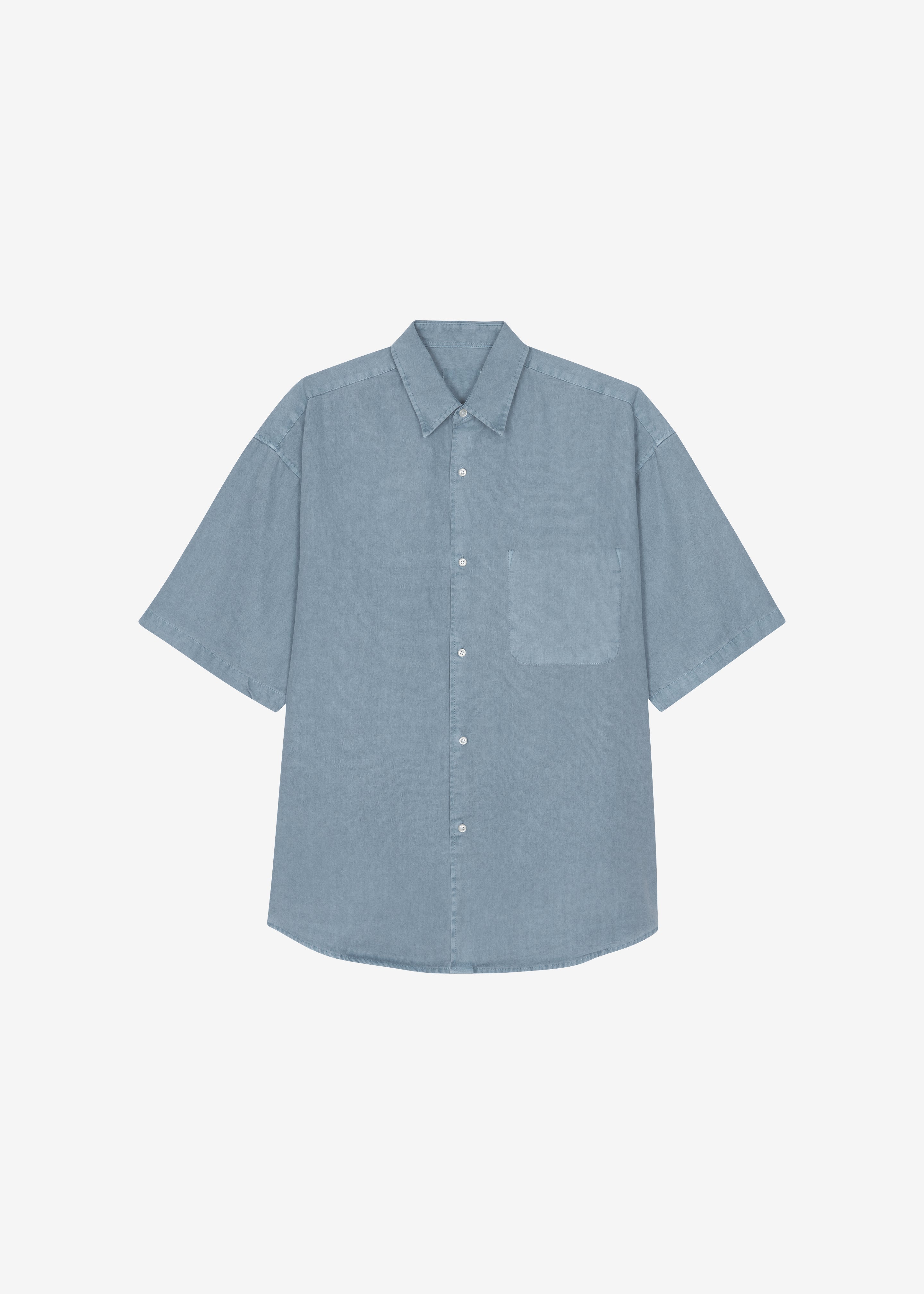 Havre Button Down Shirt - Blue - Image 11