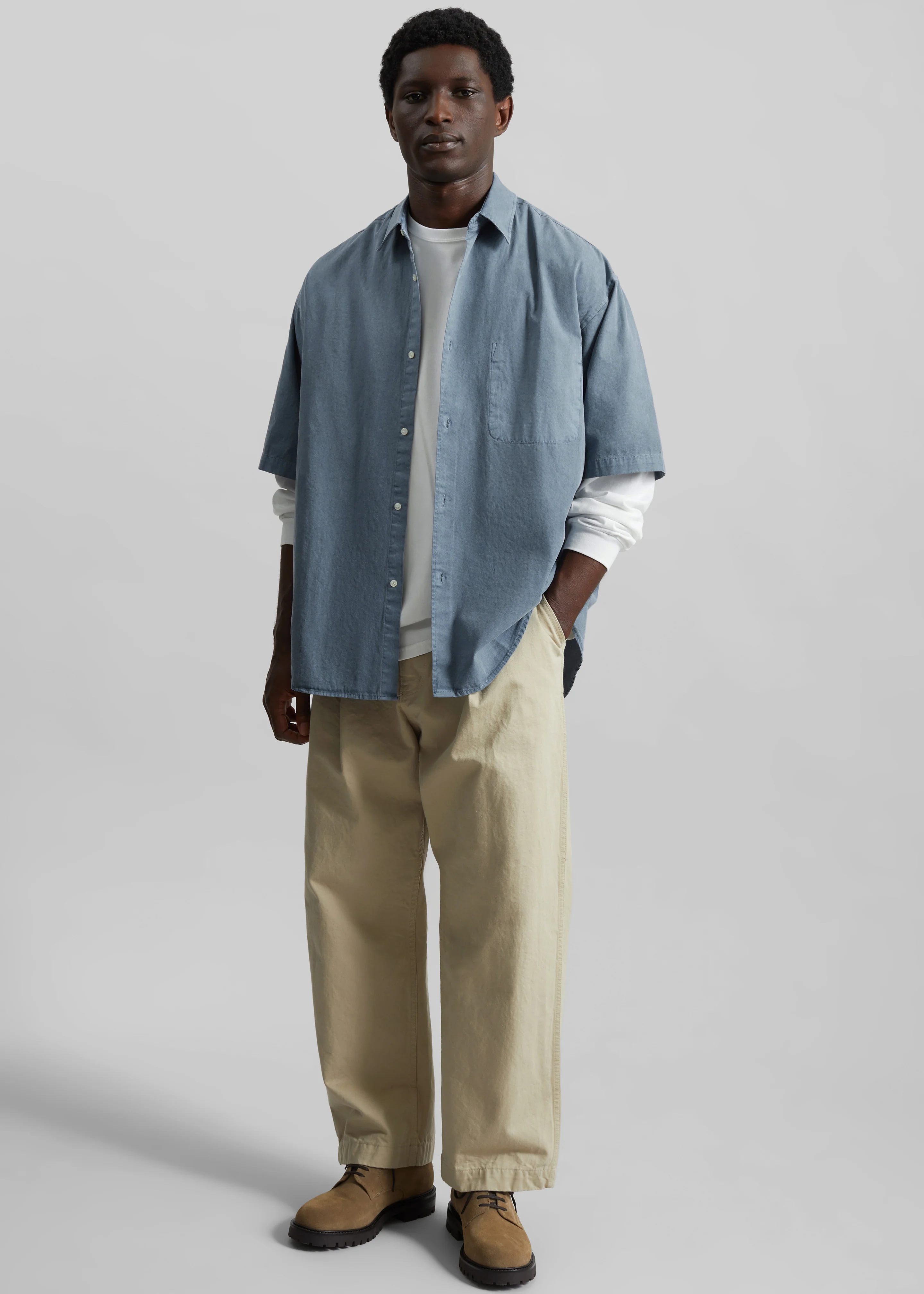 Havre Button Down Shirt - Blue - Image 2