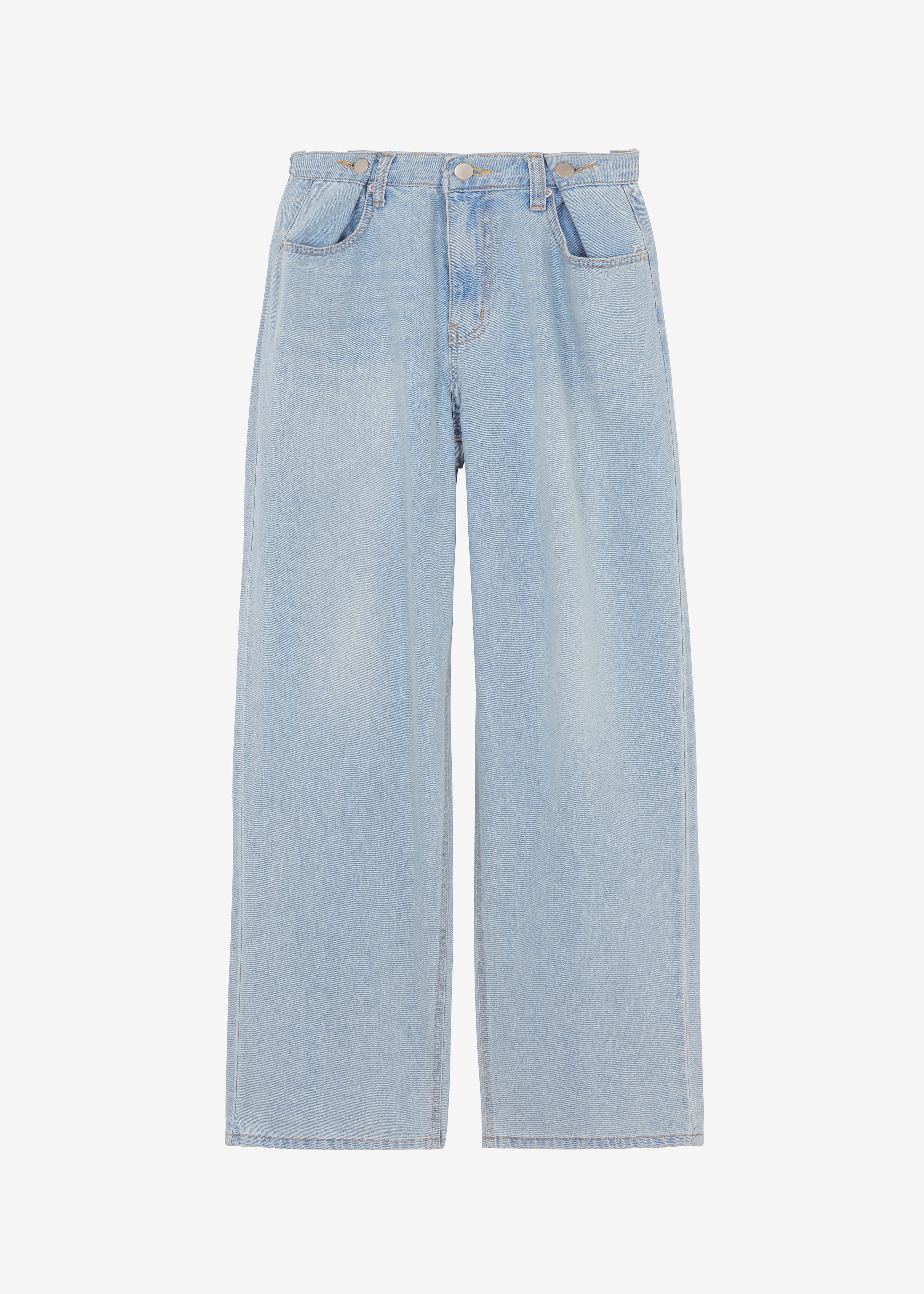 Hayla Denim Pants - Light Wash - Image 10