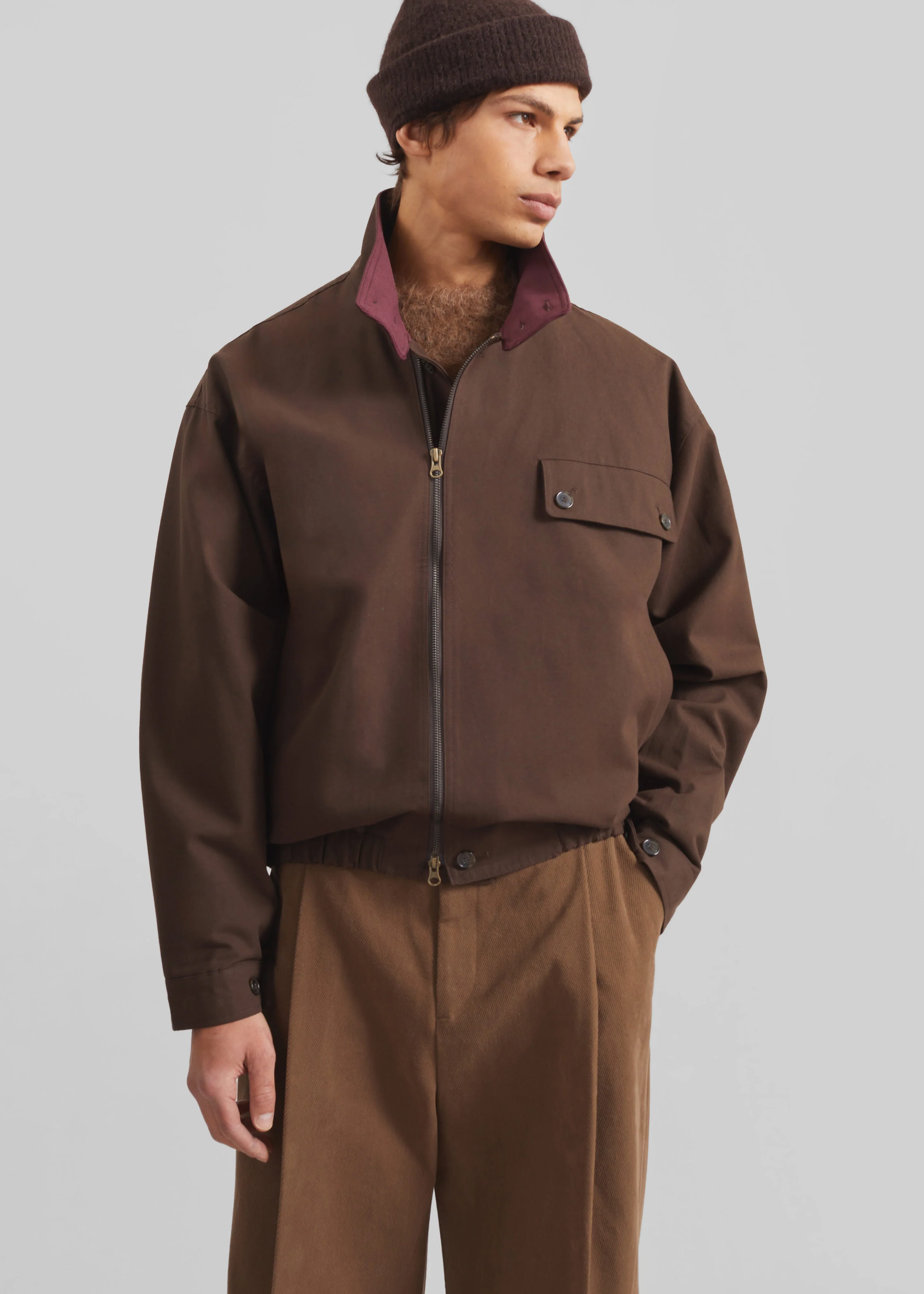Holt Work Jacket - Brown - Image 5