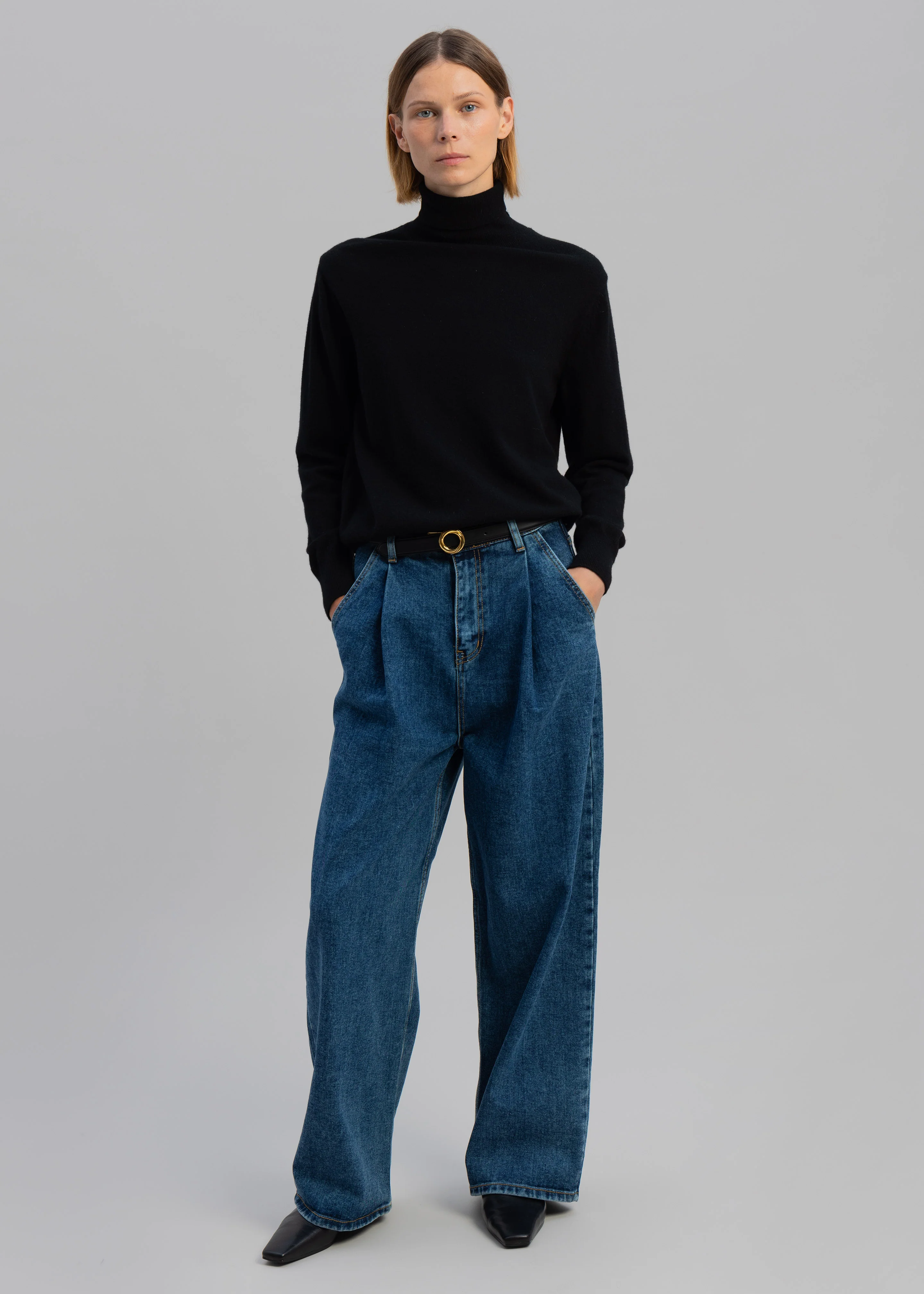 Isabella Denim Pants - Medium Wash - Image 6