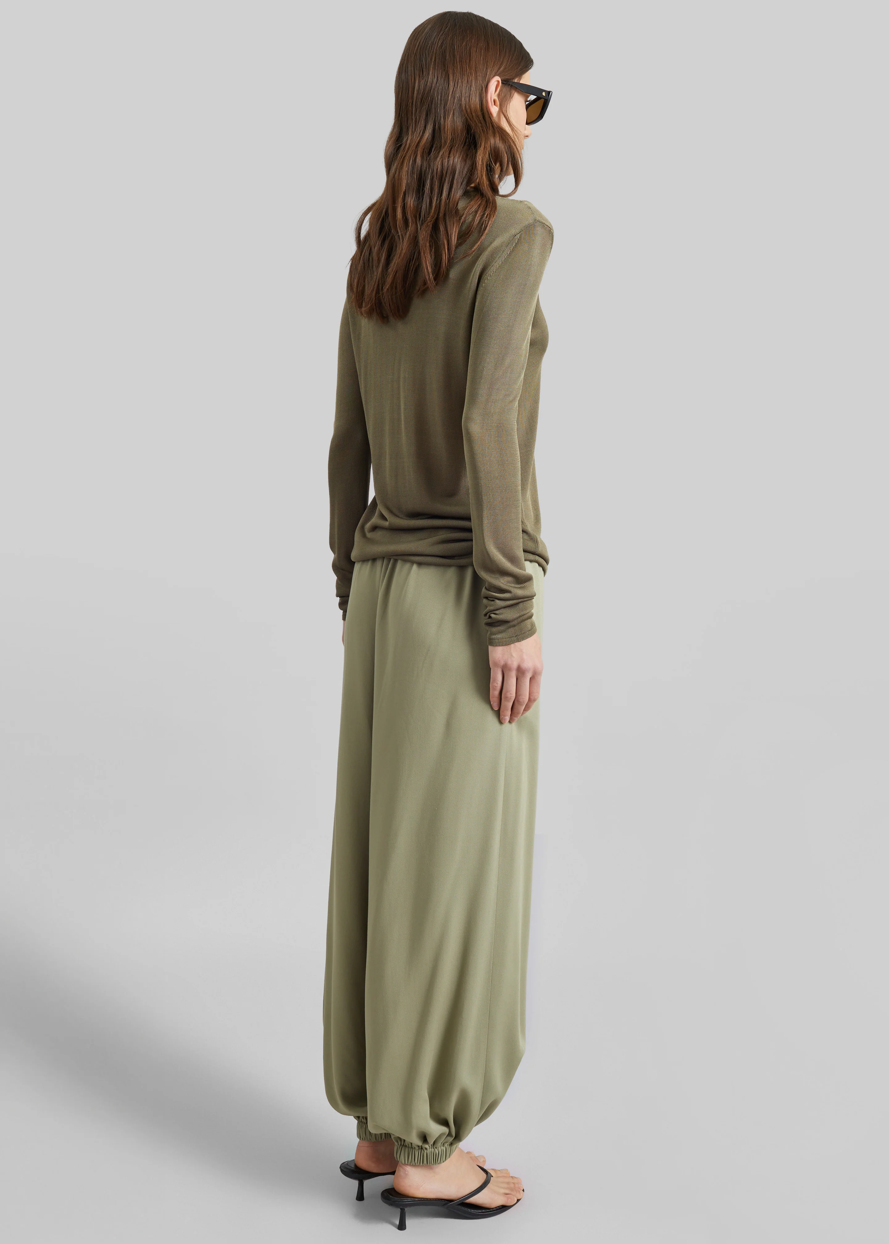 Isola Fluid Balloon Pants - Sage - Image 7