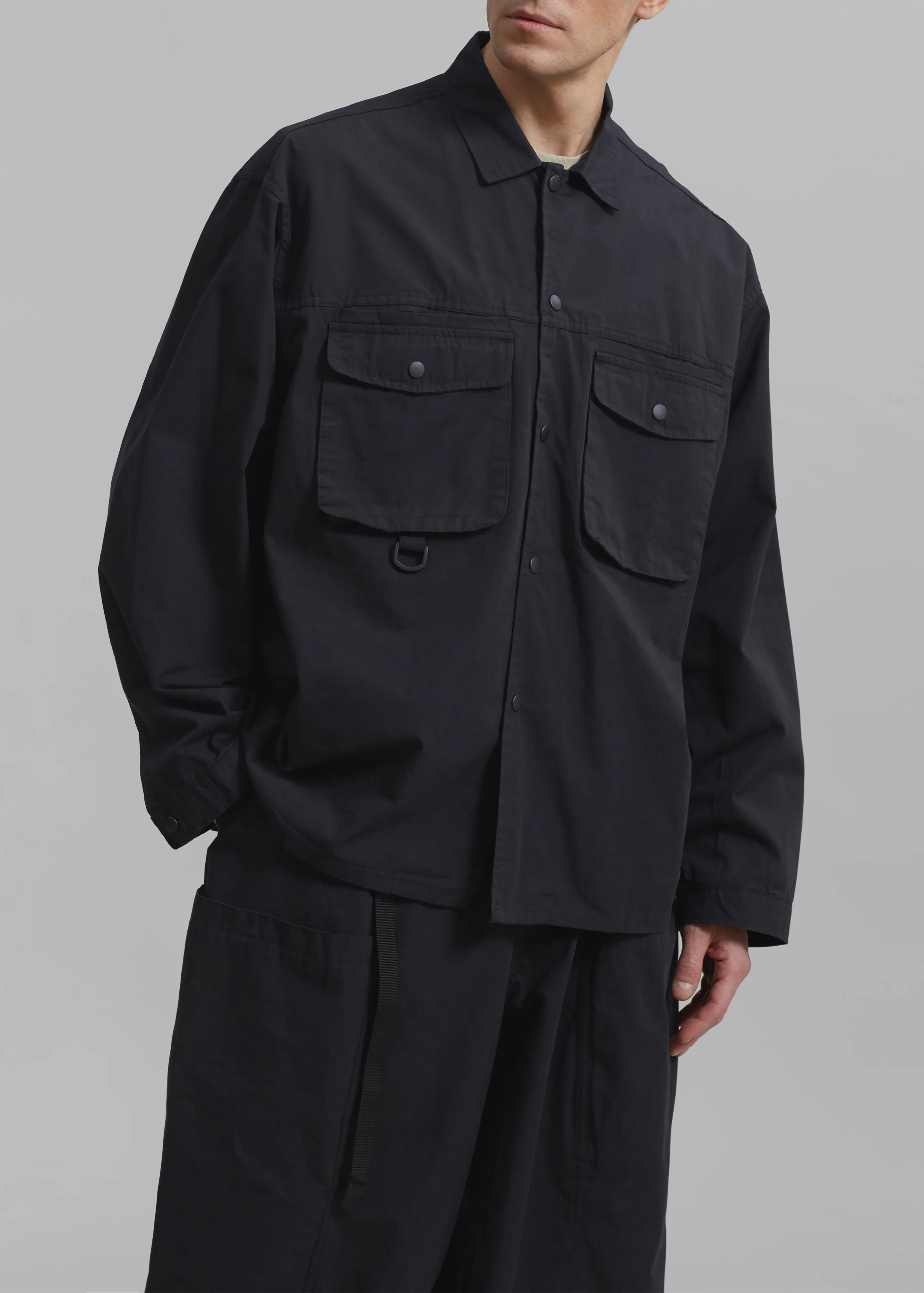 Jameson Button Up Shirt - Black - Image 3