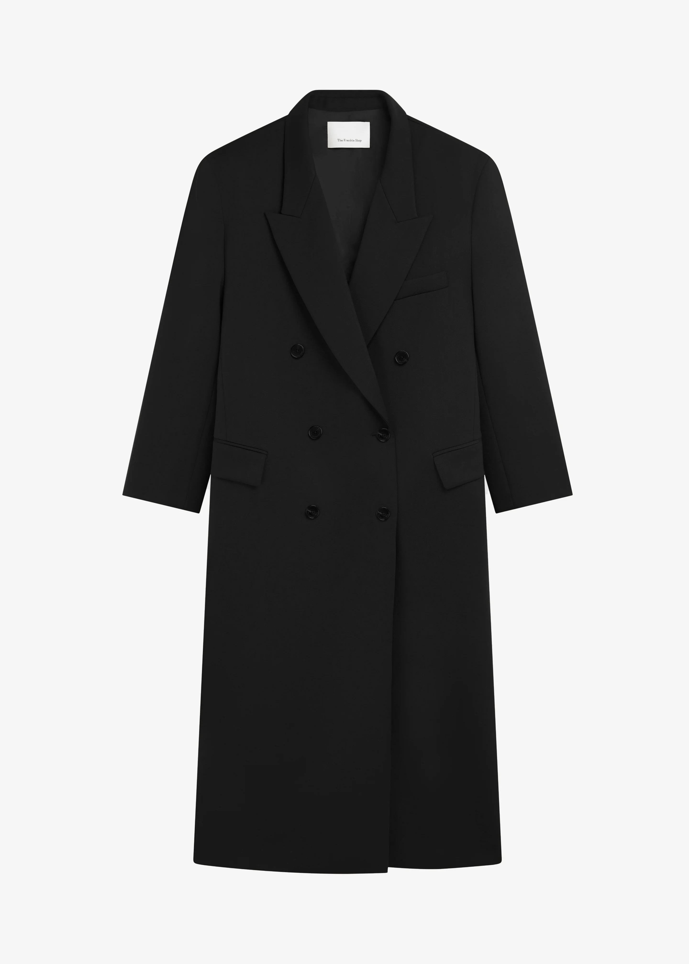 Jane Long Coat - Black - Image 7
