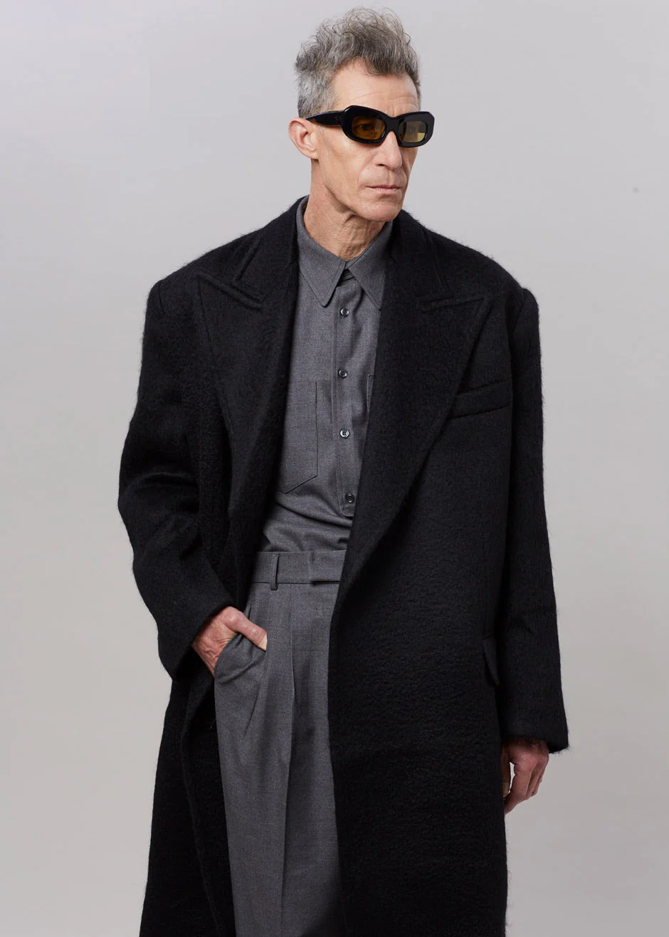 John Oversized Coat - Black - Image 4