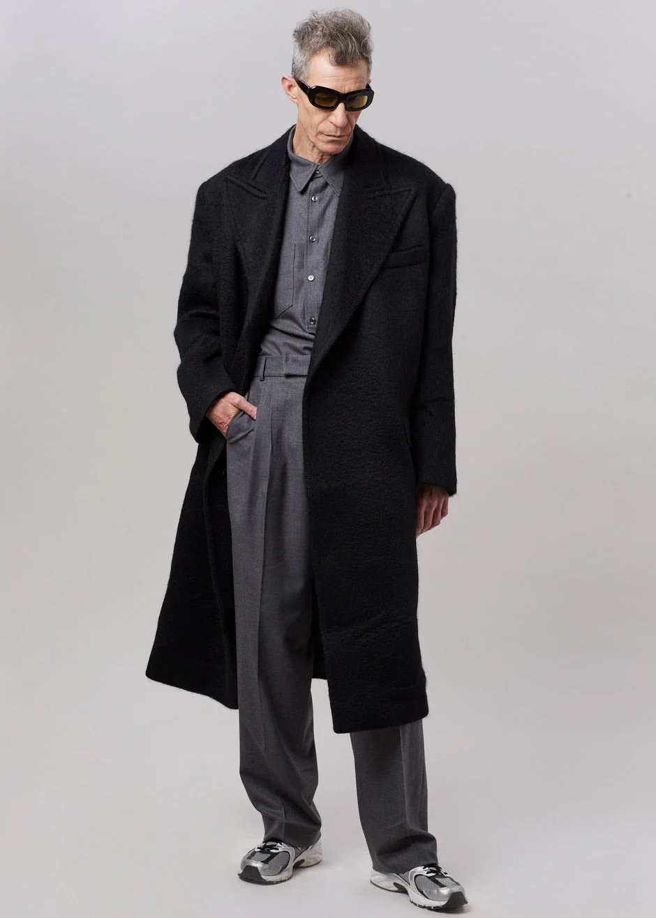 John Oversized Coat - Black - Image 5