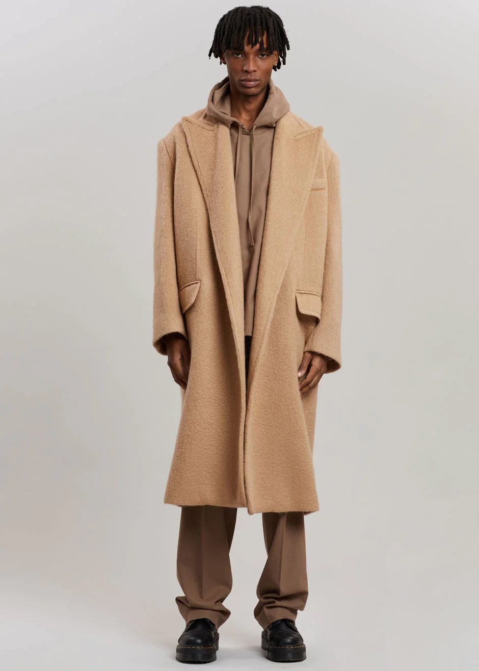 John Oversized Coat - Camel - Image 14