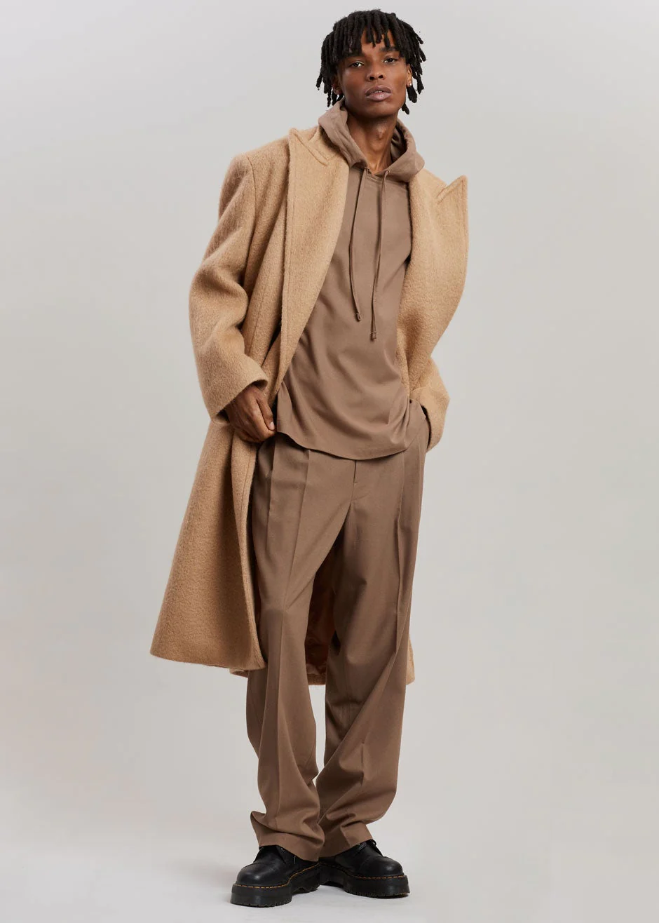 John Oversized Coat - Camel - Image 15