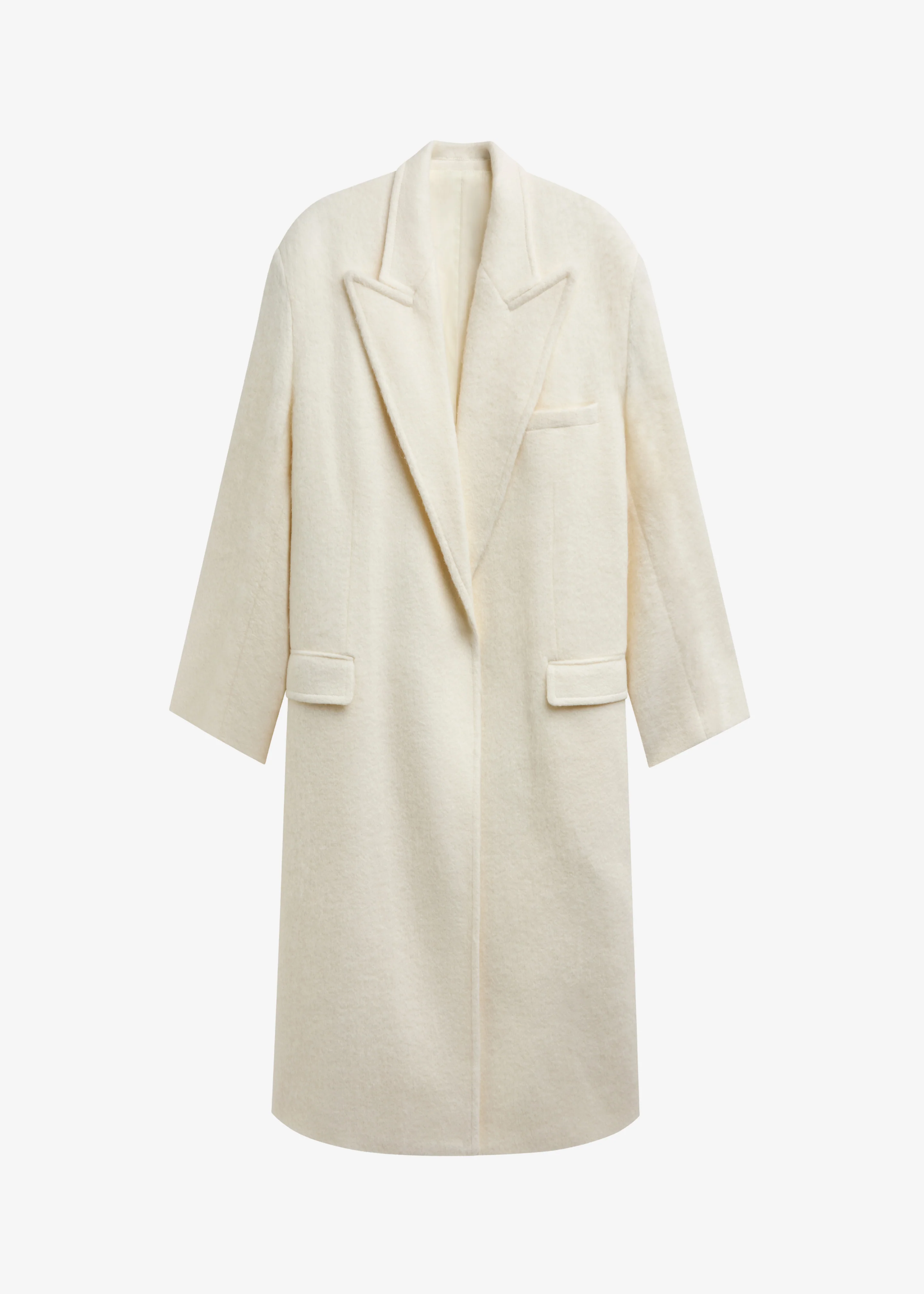 John Oversized Coat - Ivory - Image 14