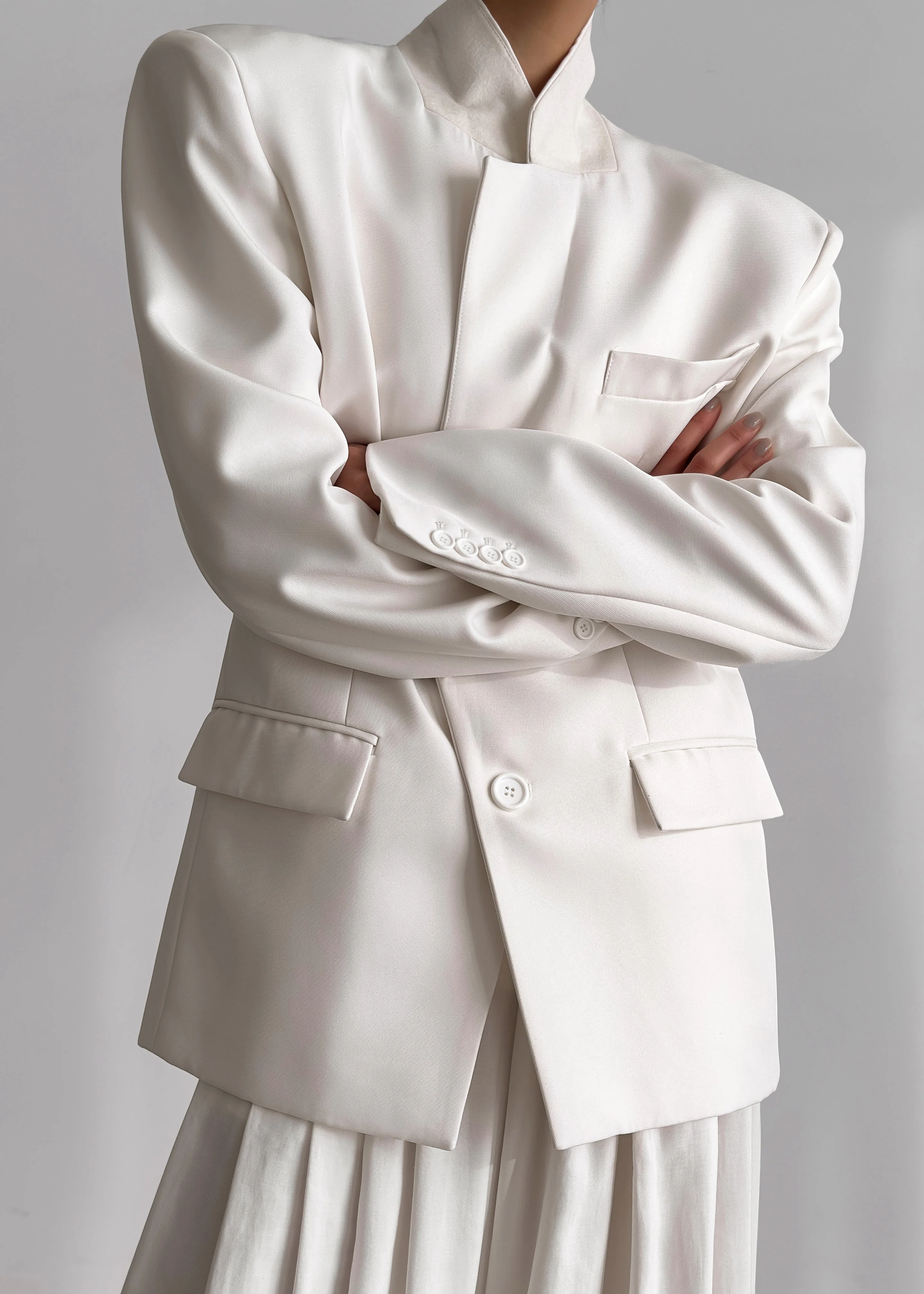 Jun Blazer - White - Image 6