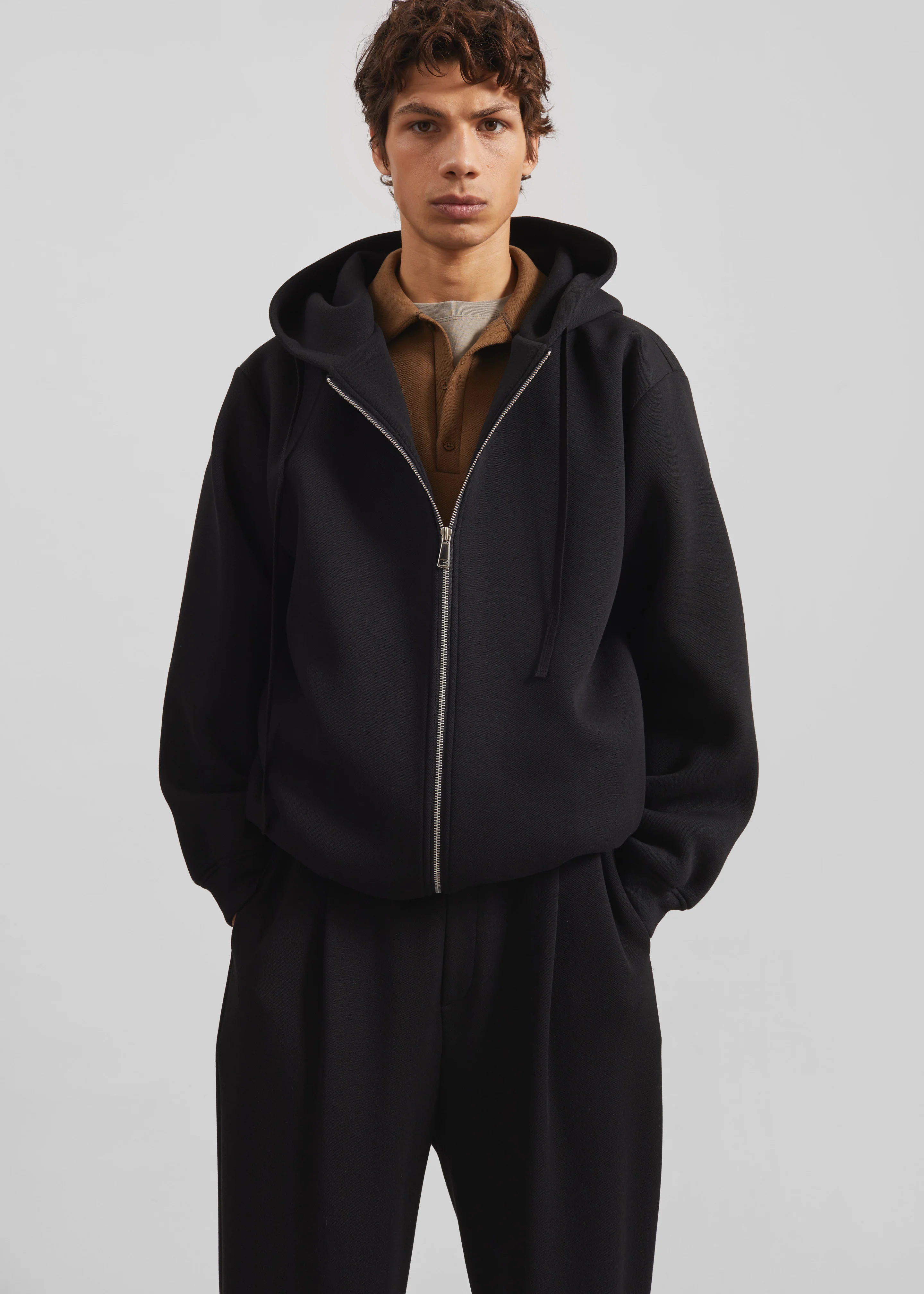 Kallmyr Zip-Up Hoodie - Black - Image 2