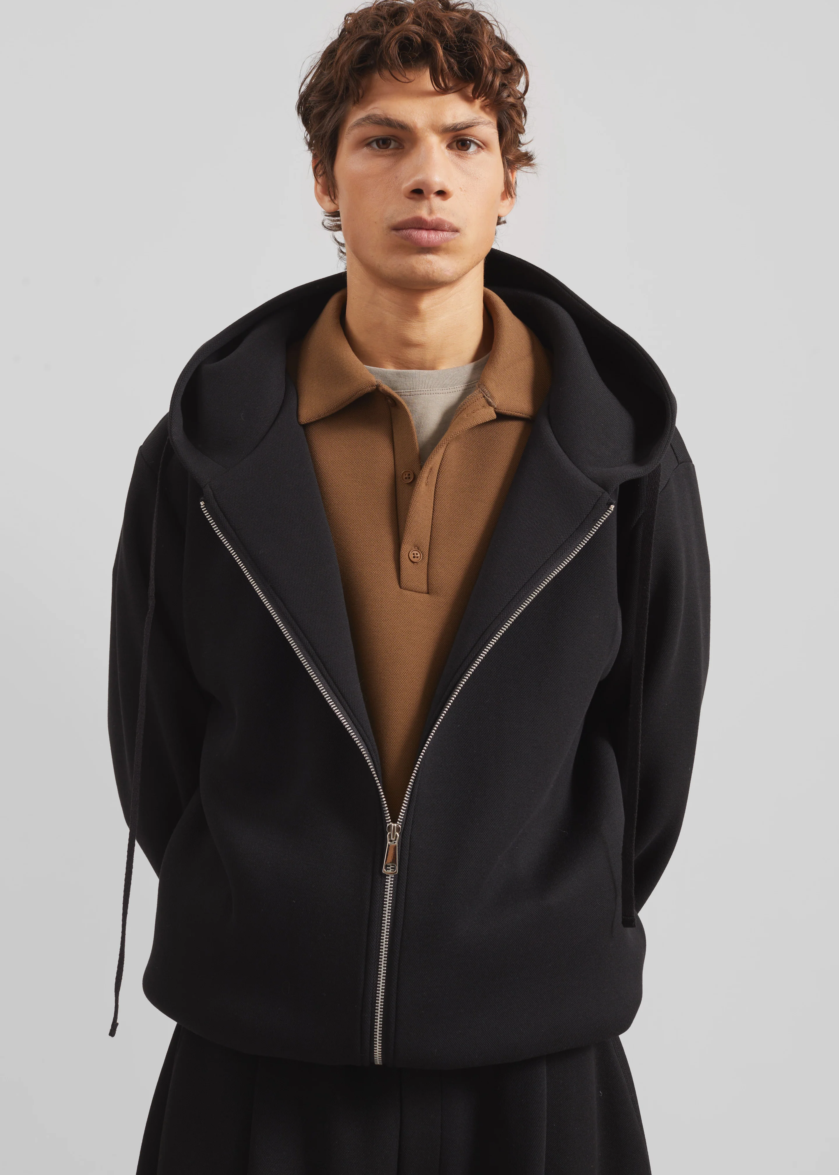 Kallmyr Zip-Up Hoodie - Black - Image 4