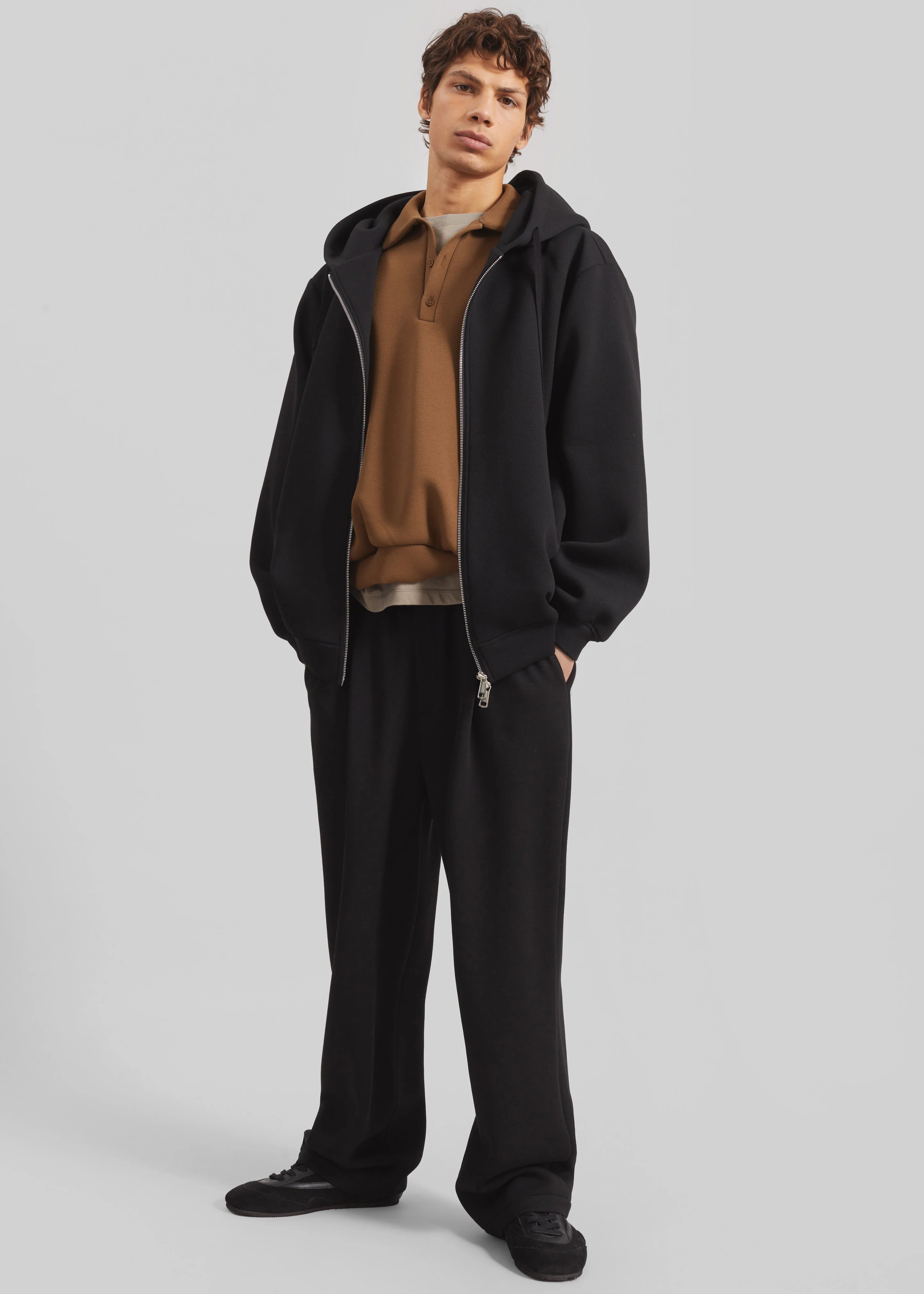 Kallmyr Zip-Up Hoodie - Black - Image 6