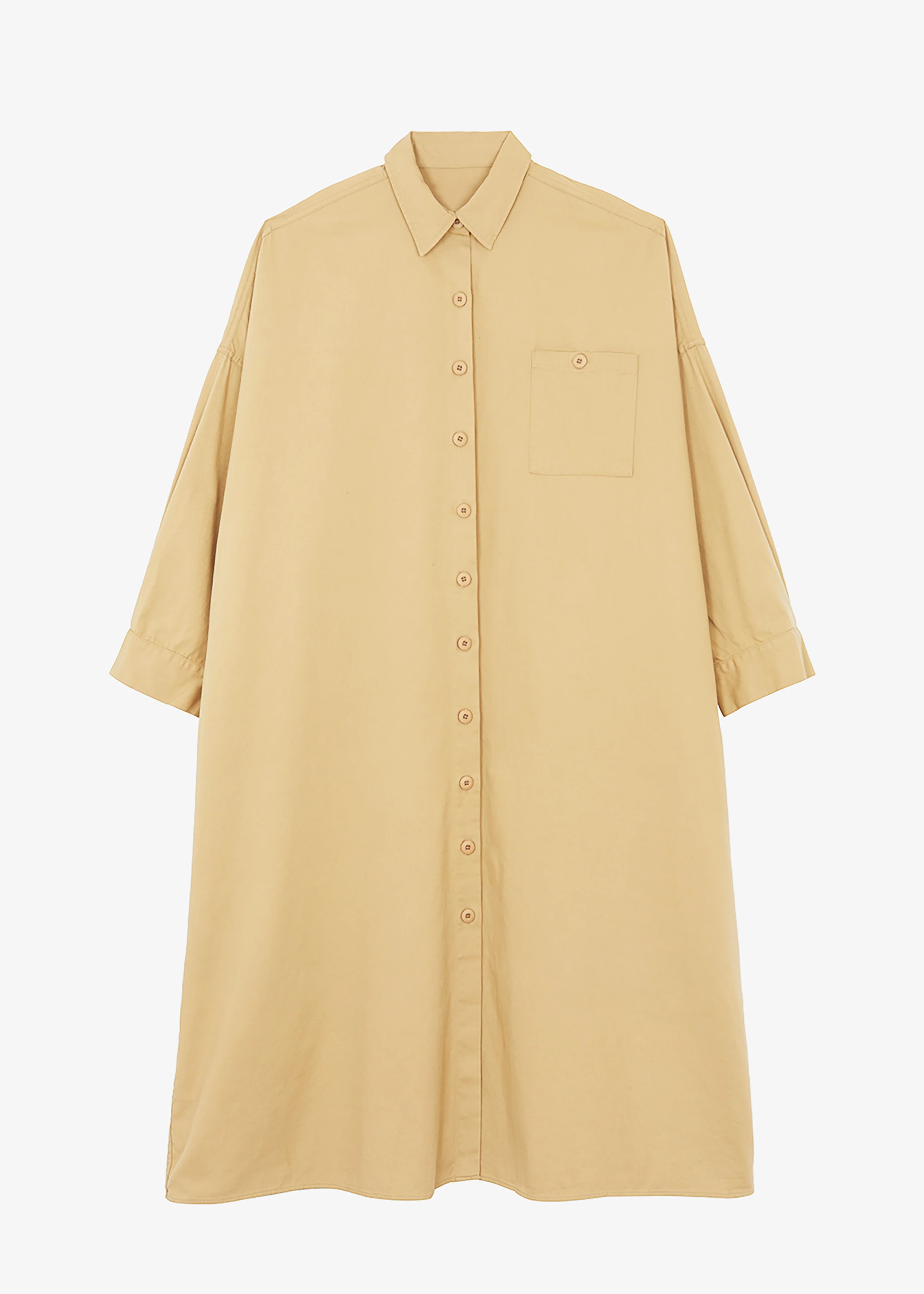 Kason Oversized Shirt Dress - Sahara - Image 8