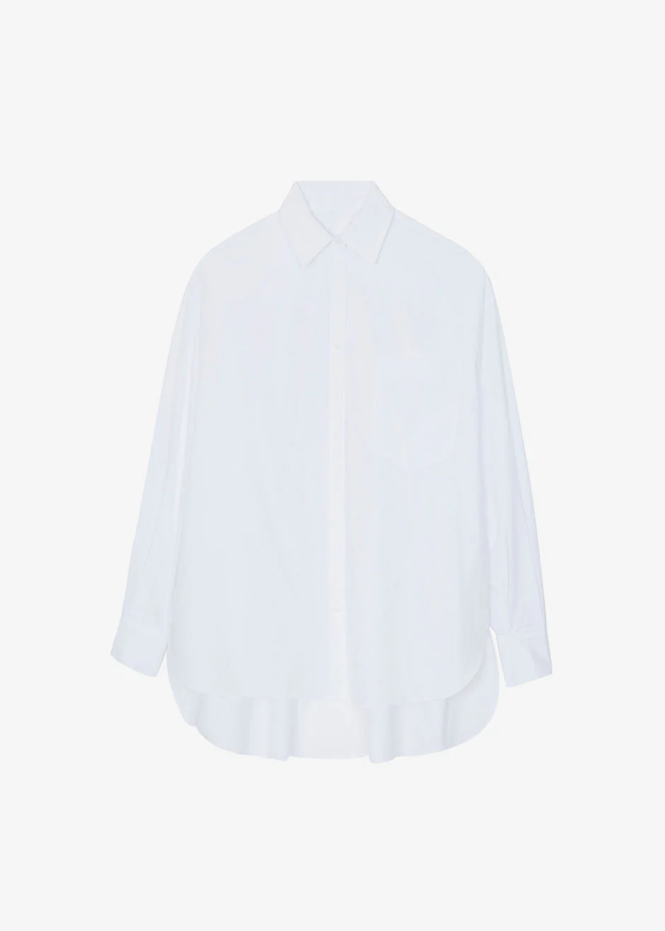 Kat Soft Oversized Shirt - White - Image 14