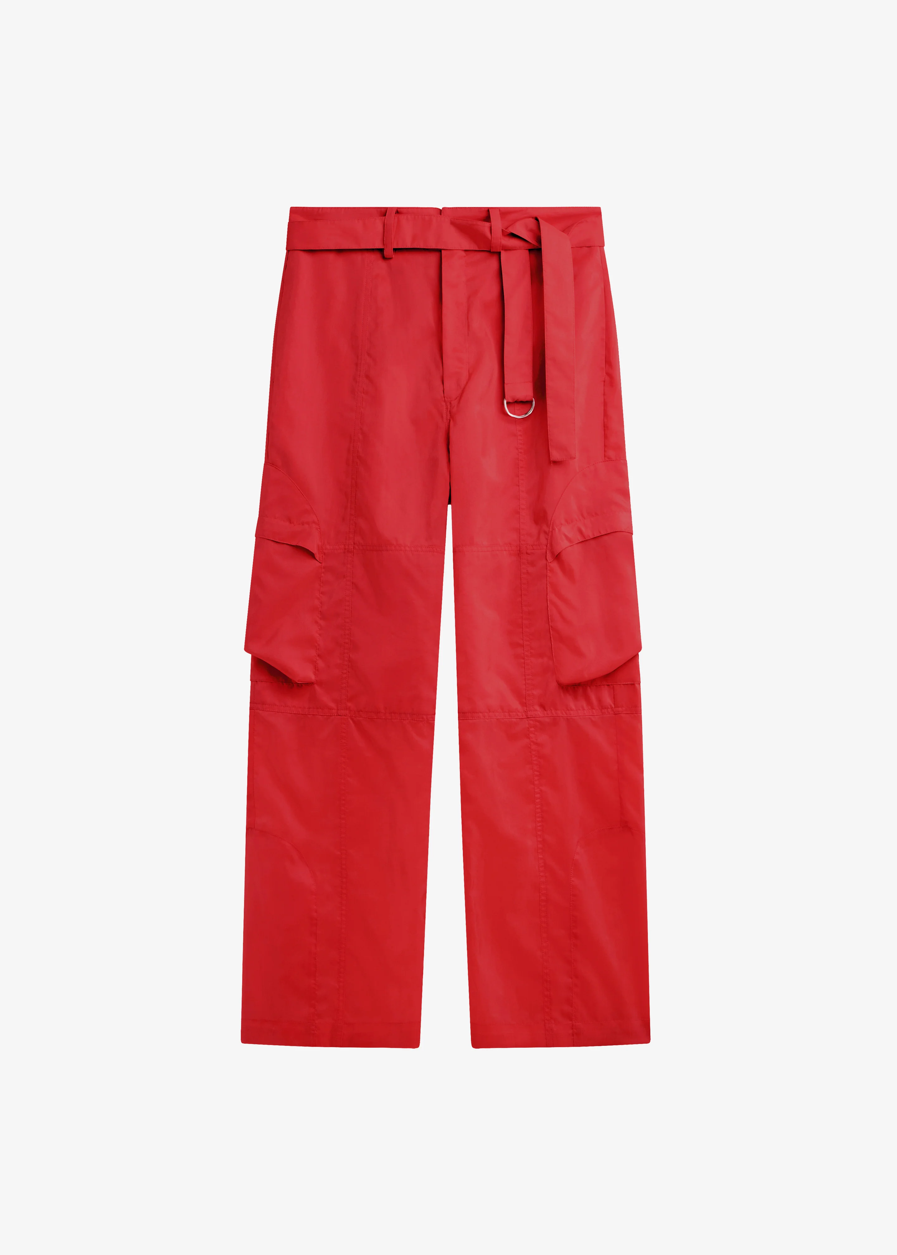 Kelly Sheer Cargo Pants - Red - Image 8