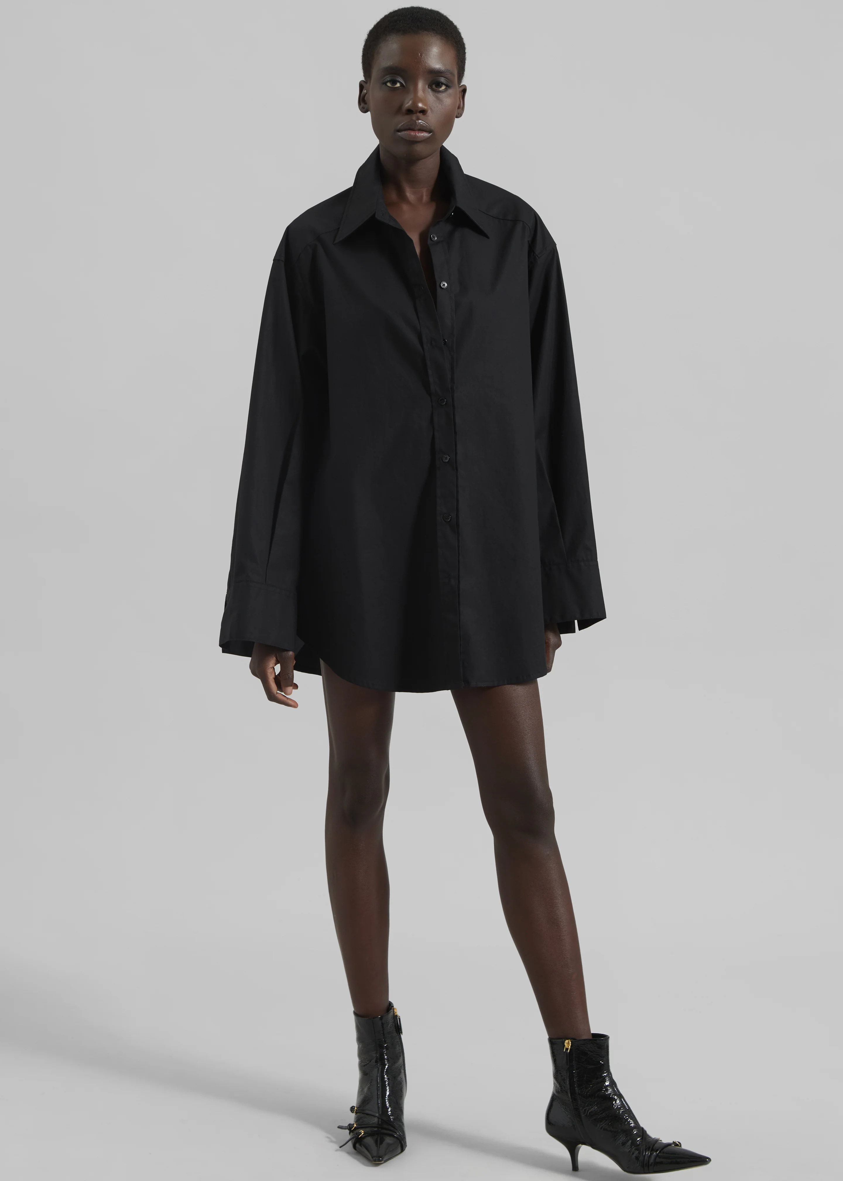 Kent Button Up Shirt - Black - Image 2