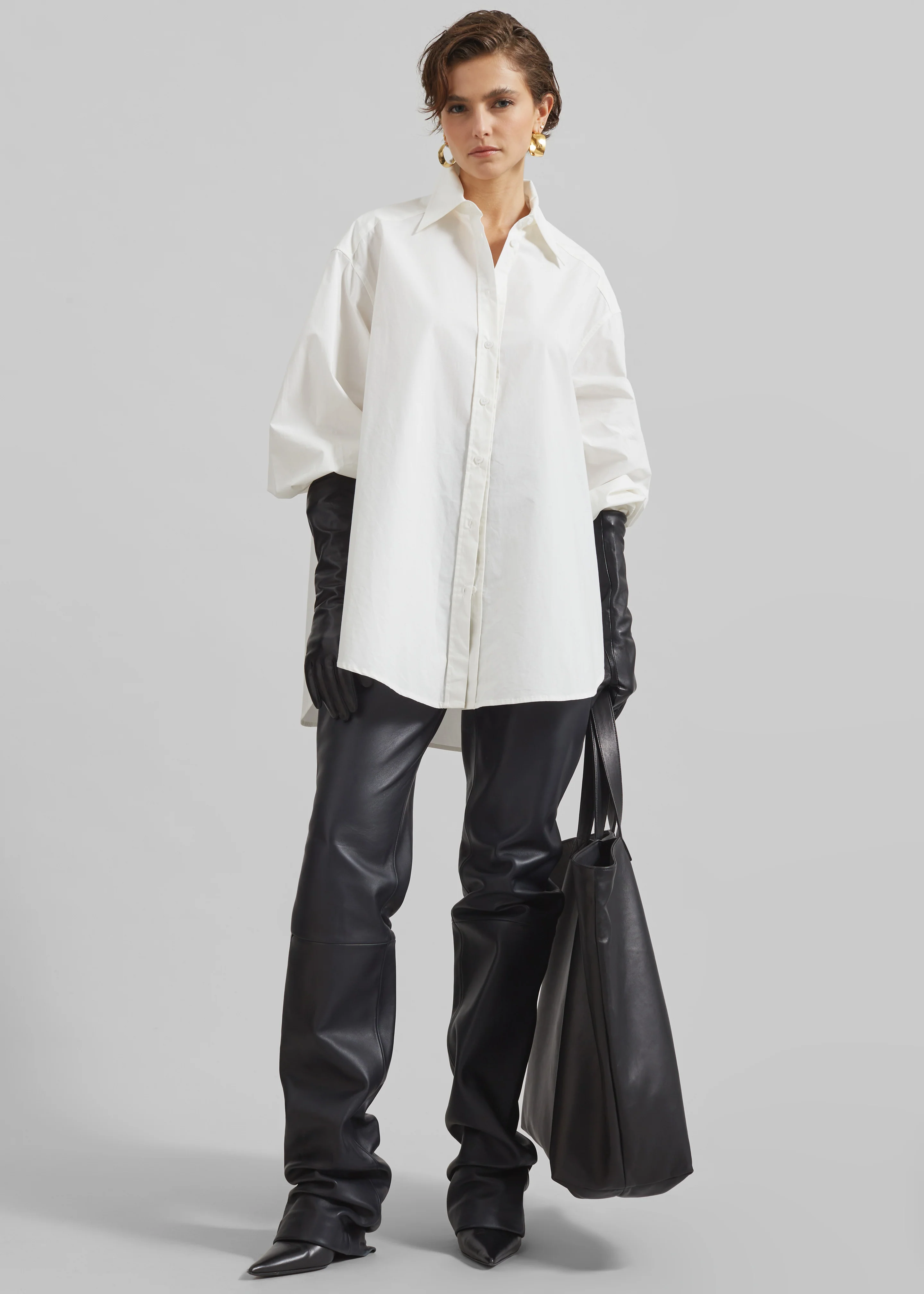 Kent Button Up Shirt - White - Image 4