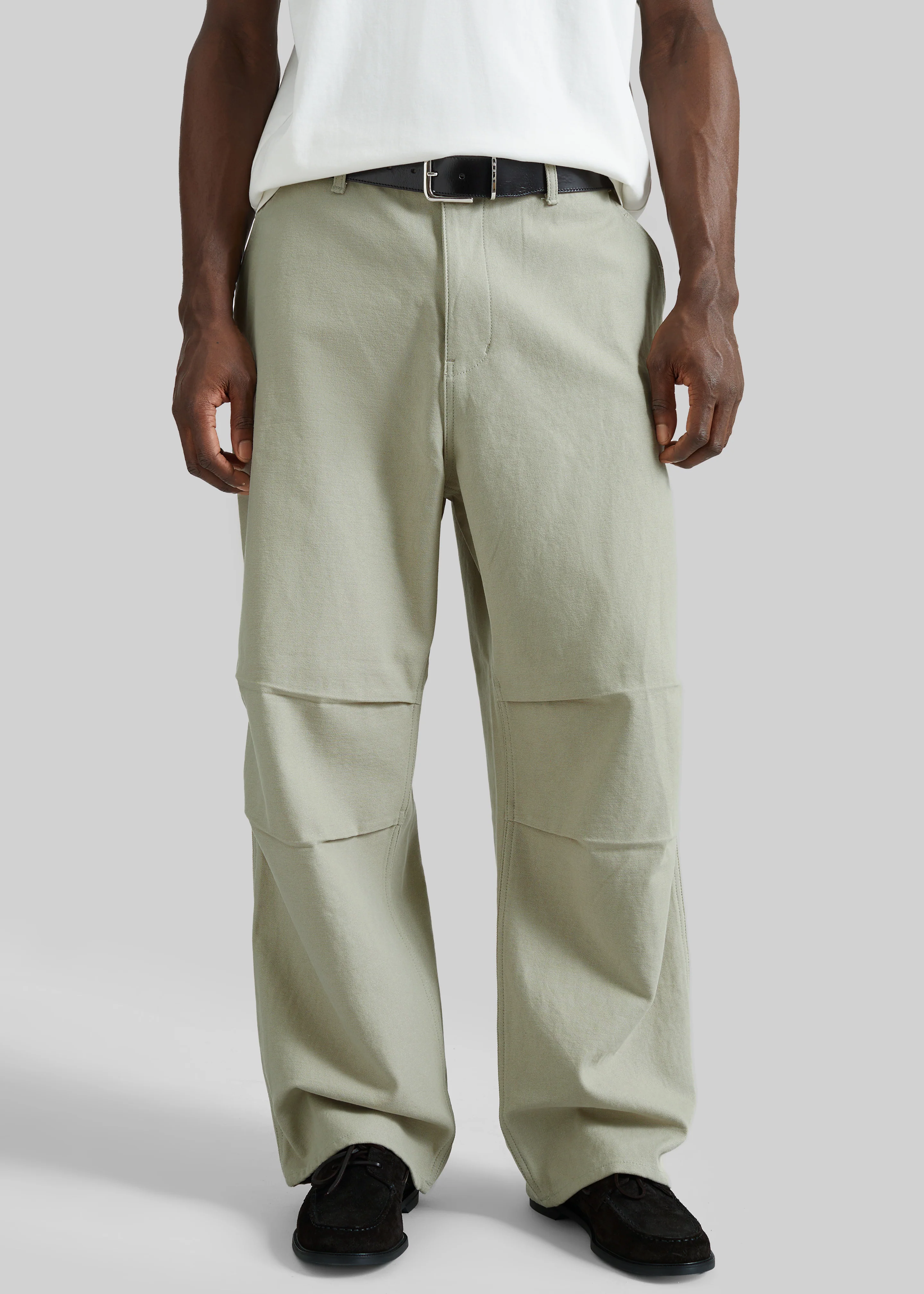 Kenton Cotton Pants - Beige - Image 5
