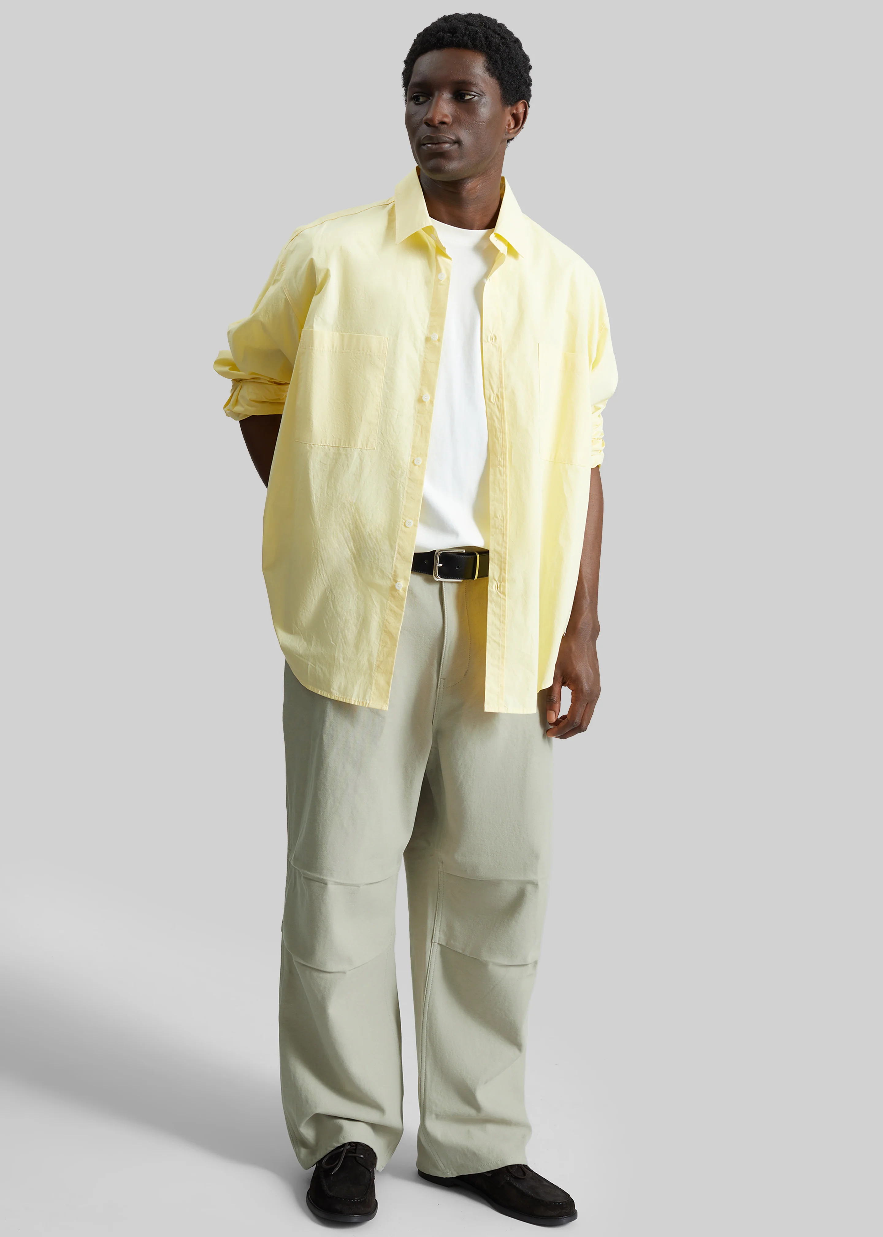 Kenton Cotton Pants - Beige - Image 6