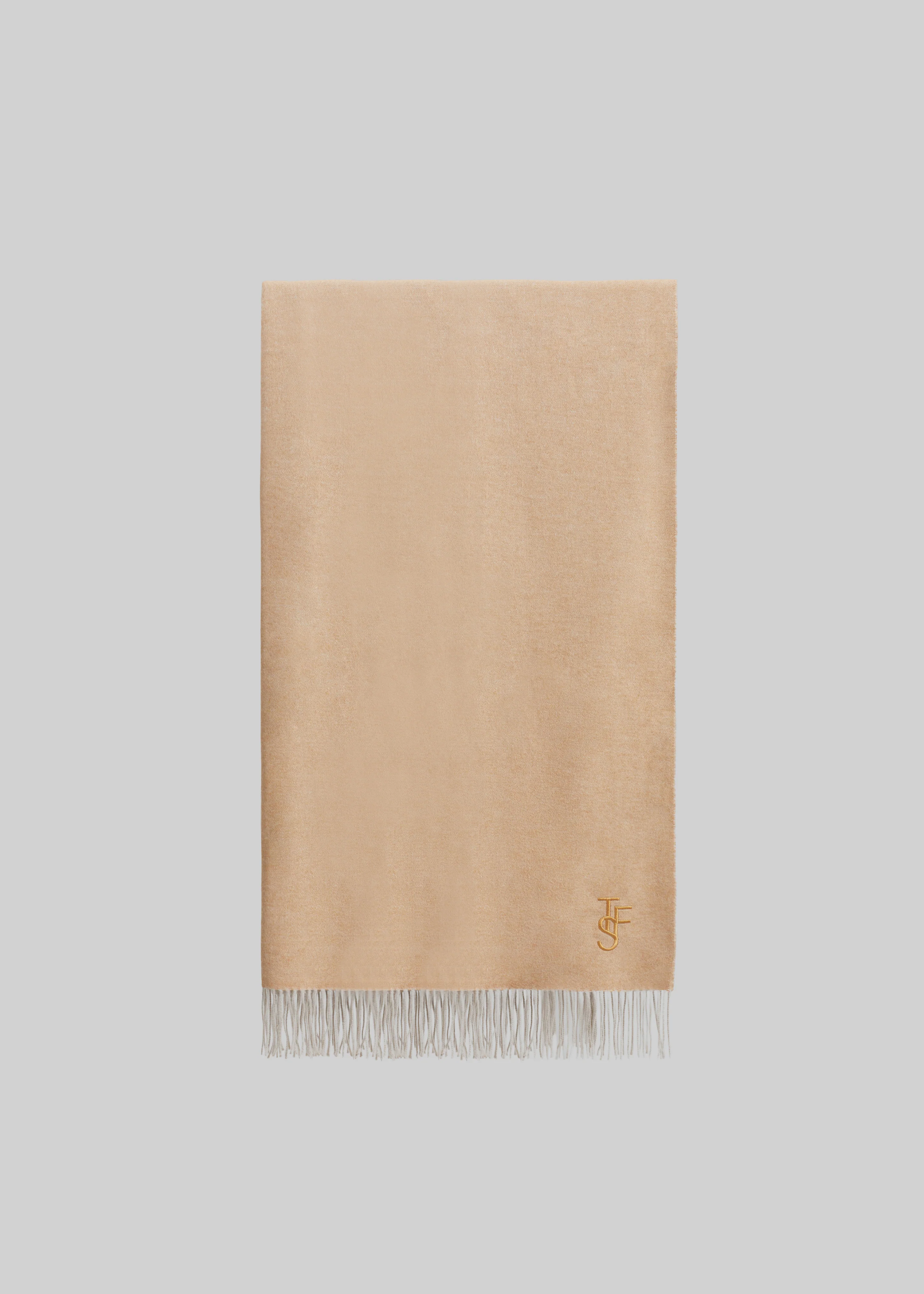 Kera Reversible Throw Blanket - Camel/Cream - Image 5