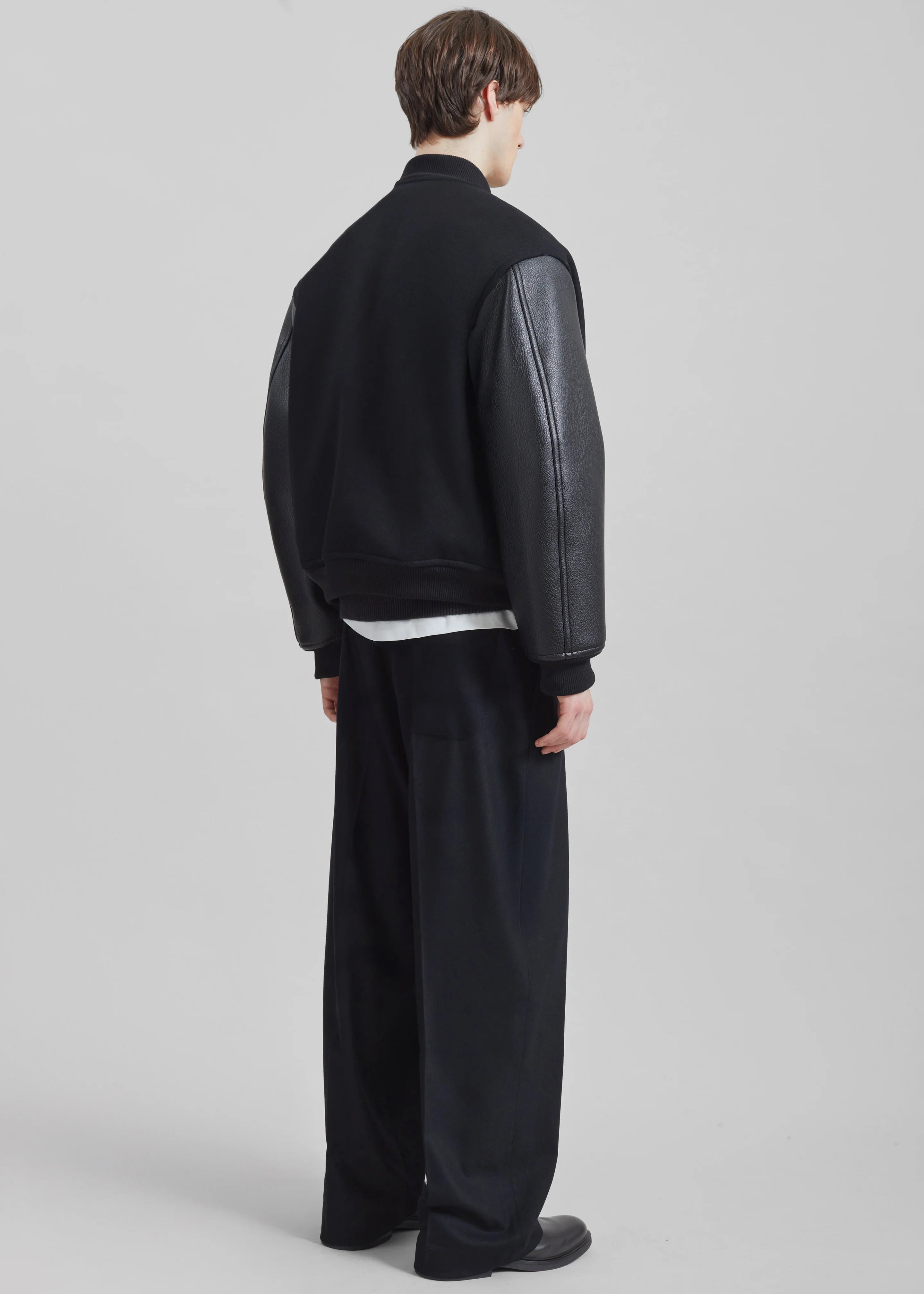 Kerava Oversized Bomber Jacket - Black - Image 8