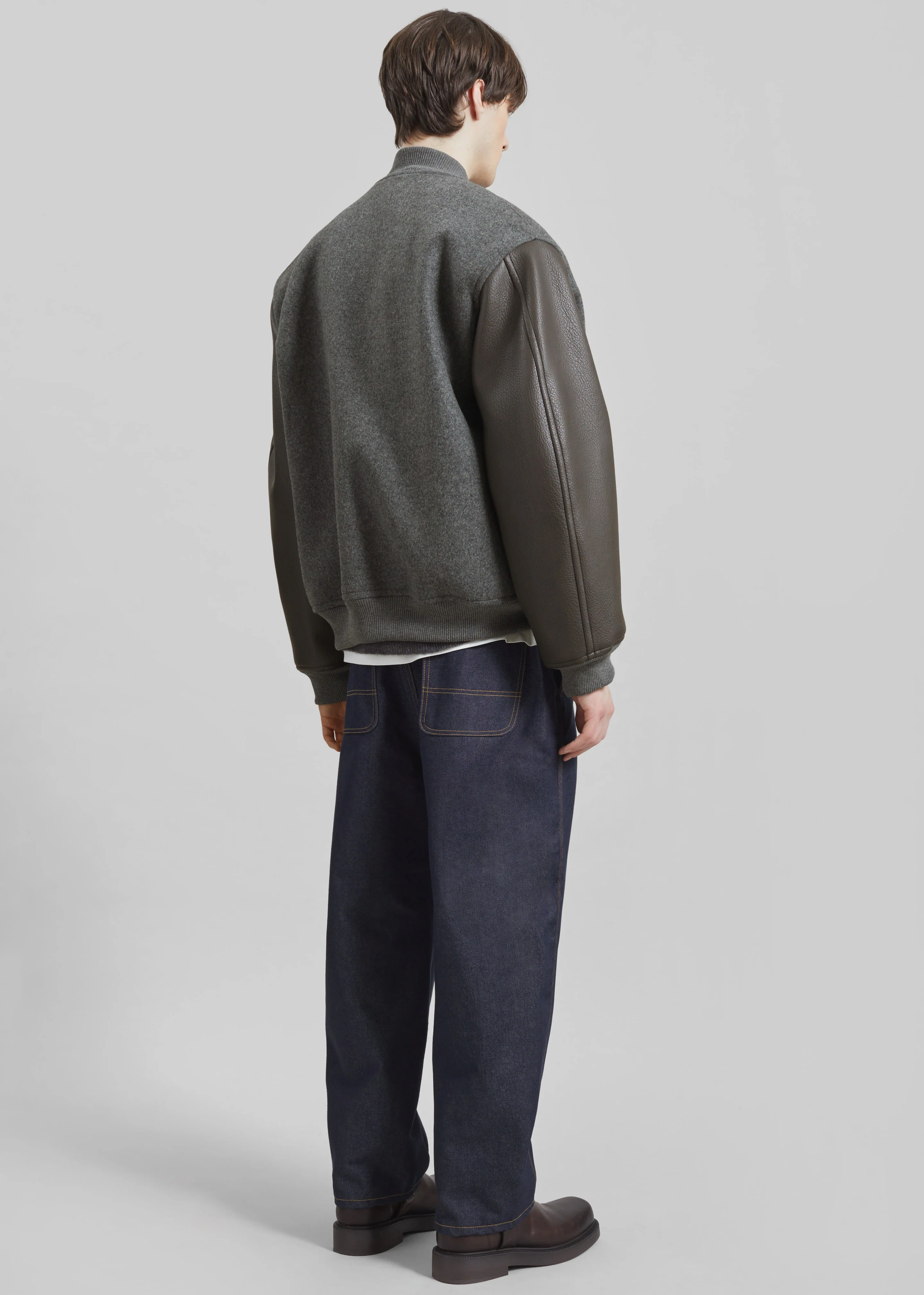 Kerava Oversized Bomber Jacket - Grey - Image 21