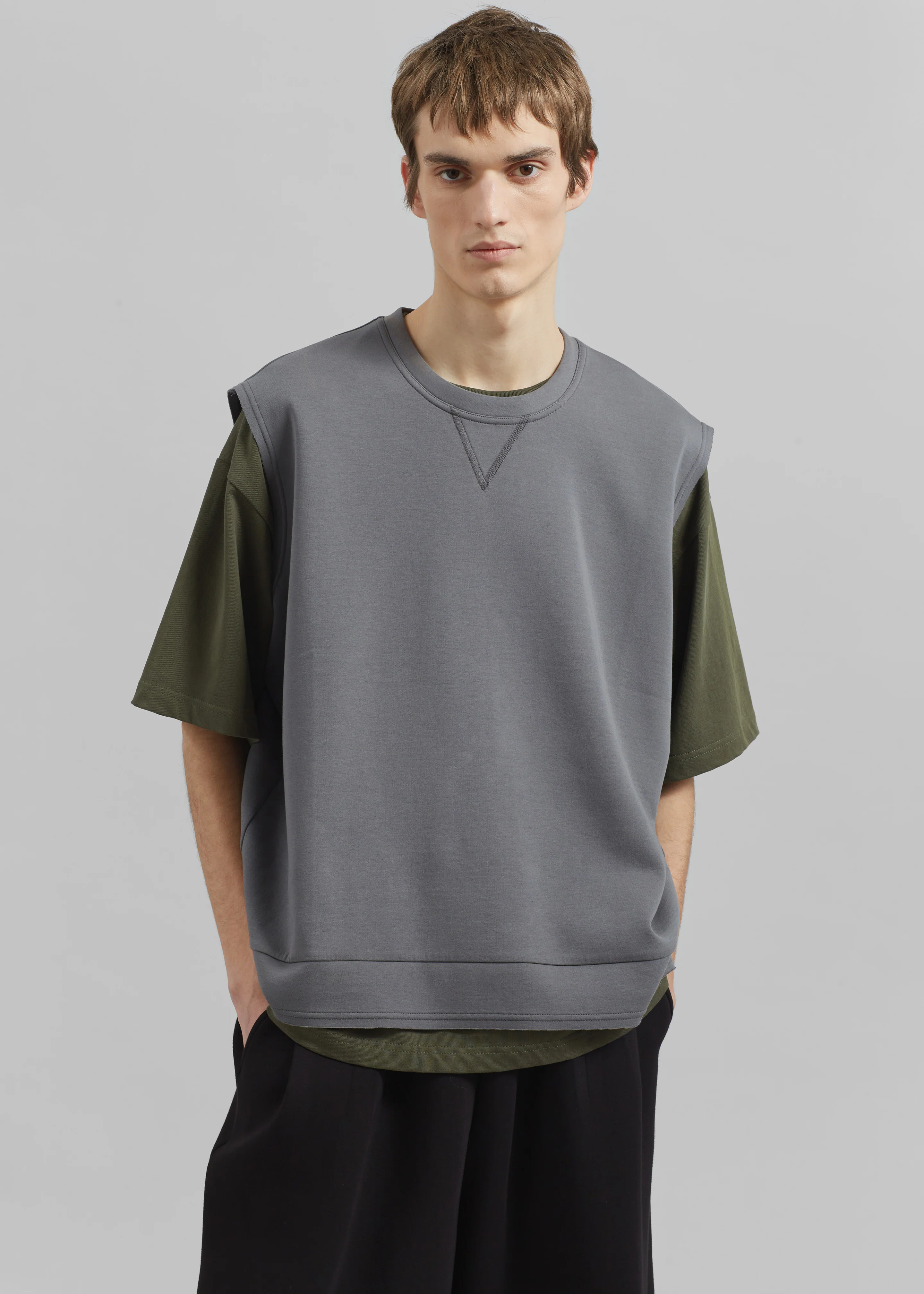 Laos Tank Top - Slate Grey - Image 2